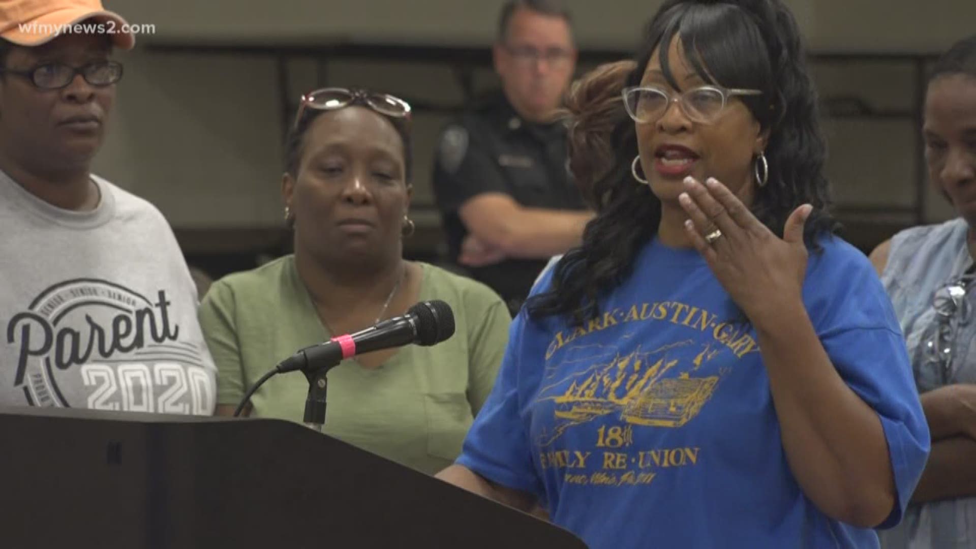 Families who lost sons and daughters came out to discuss ways to protect their other family members. City council members joined in the conversation.