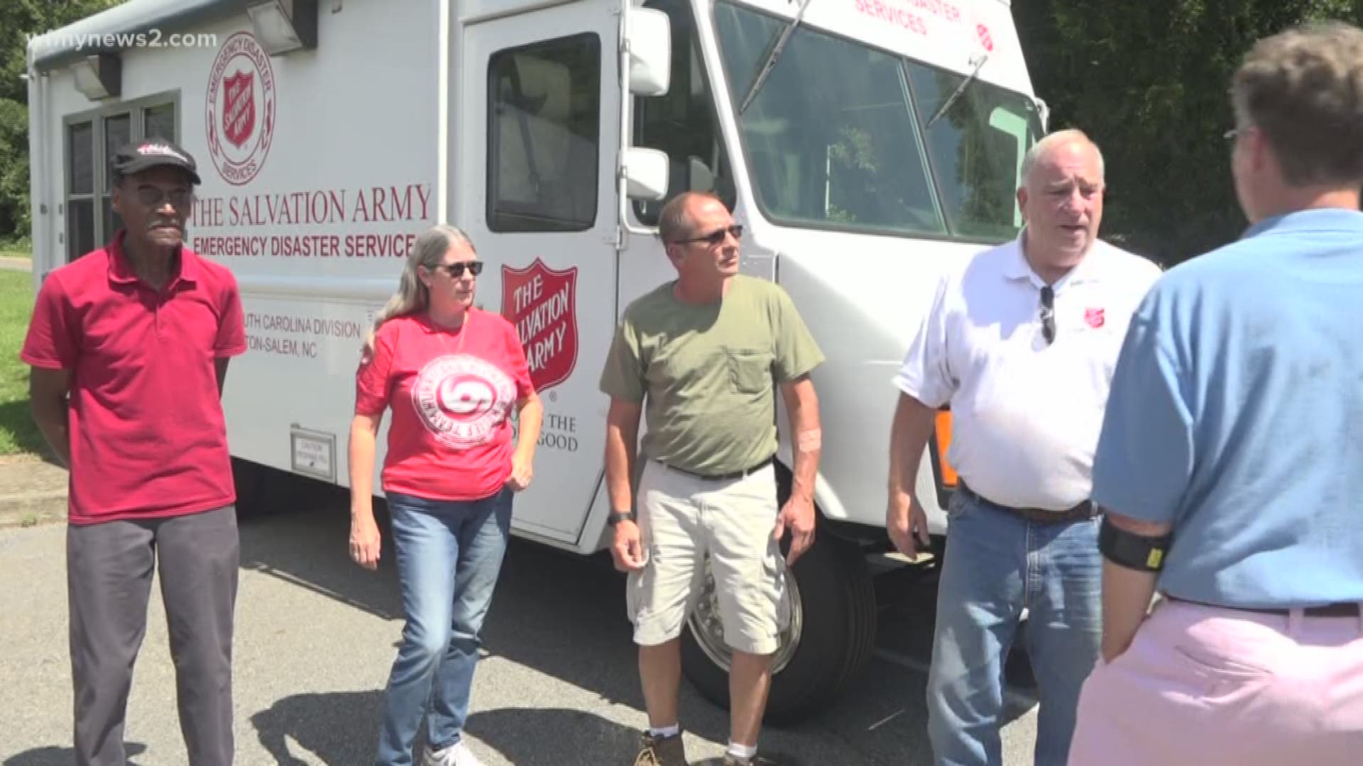 The Salvation Army of Greater Winston-Salem and The Salvation Army of Greensboro are deploying to Charleston, SC. in advance of Hurricane Dorian. The storm is on track to cuase problems along the Carolinas coastline. An Emergency Disaster Services team from Greensboro will take the Winston-Salem Mobile Feeding Unit, stock with food and water, to aid first responders.