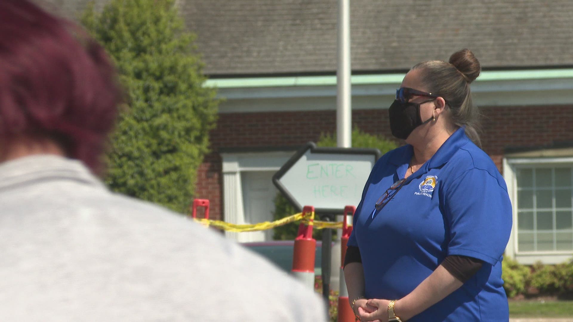 Christians in the Marketplace set up a drive-by thank you for the Guilford County health department. Organizers say it’s important to acknowledge the workers.