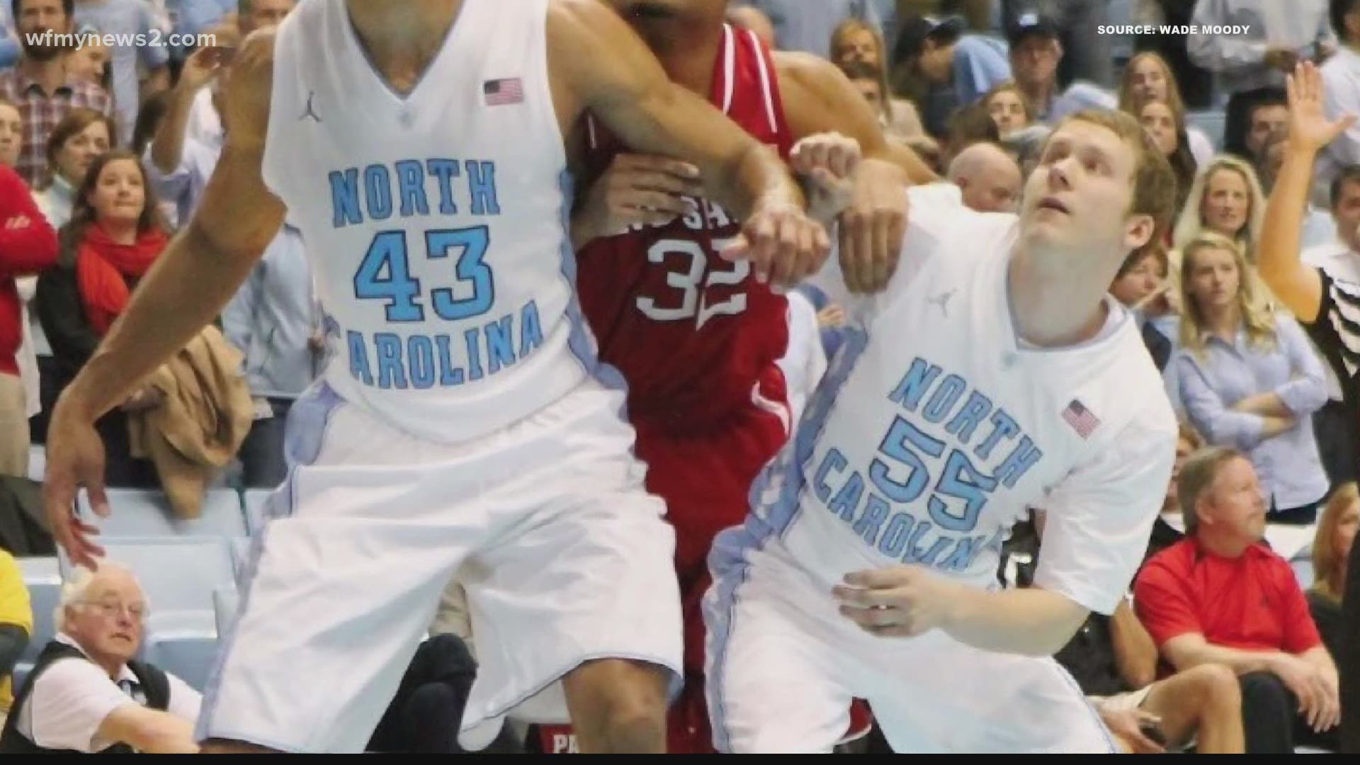 Wade Moody played for the UNC Men's Basketball Team for two years under Coach Williams.