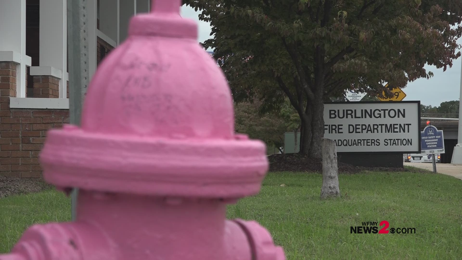 You can stop by their headquarters on South Church Street to sign the hydrant and write an inspiring message for those fighting breast cancer.
