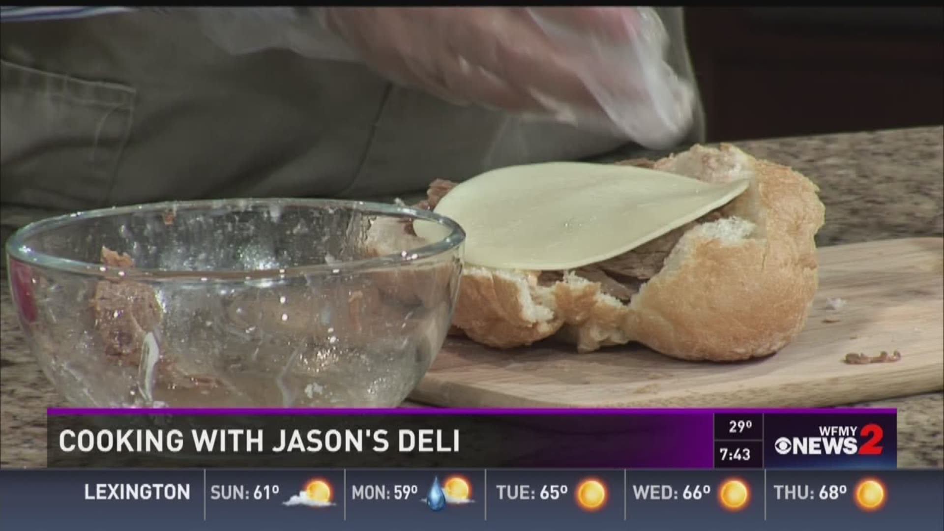 In The WFMY News 2 Kitchen With Jason's Deli