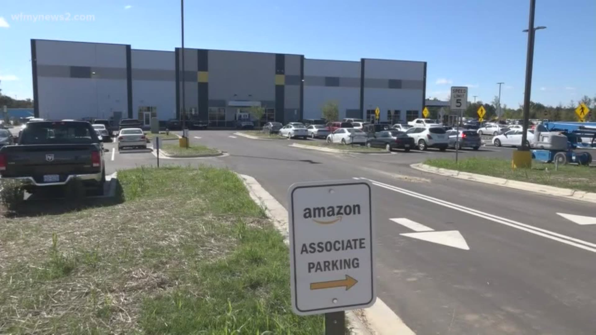 Amazon officials said the 66,000 square-foot building already has hundreds of people hard at work.