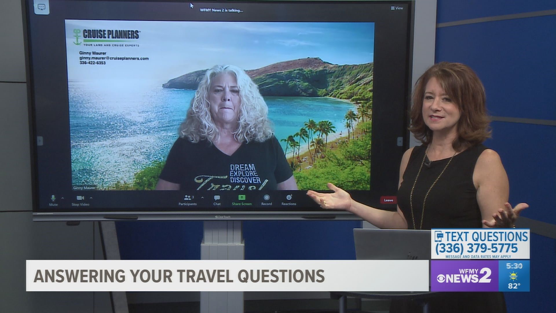 Ginny Maurer from Cruise Planners joins us on 2 Wants to Know to answer your vacation questions.