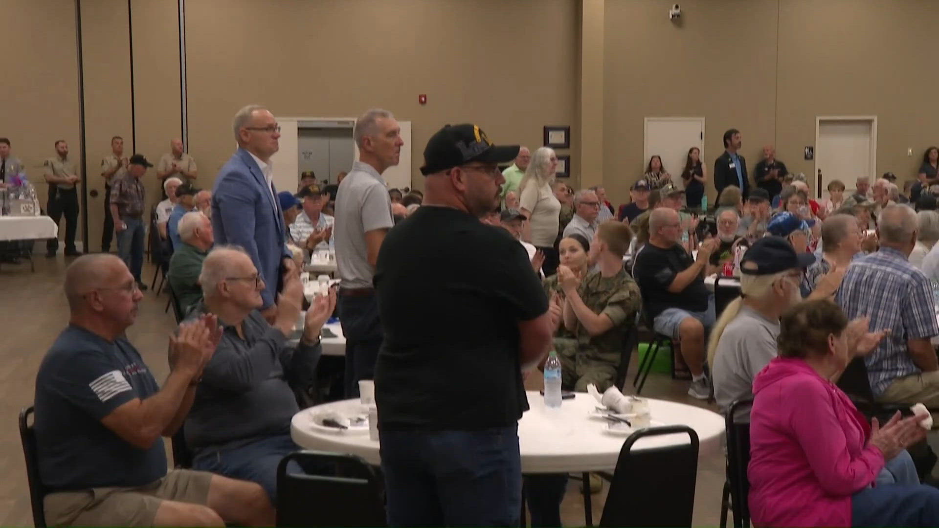 Richard Childress Racing honors 9/11 first responders, Davidson County sheriff at monthly veterans breakfast