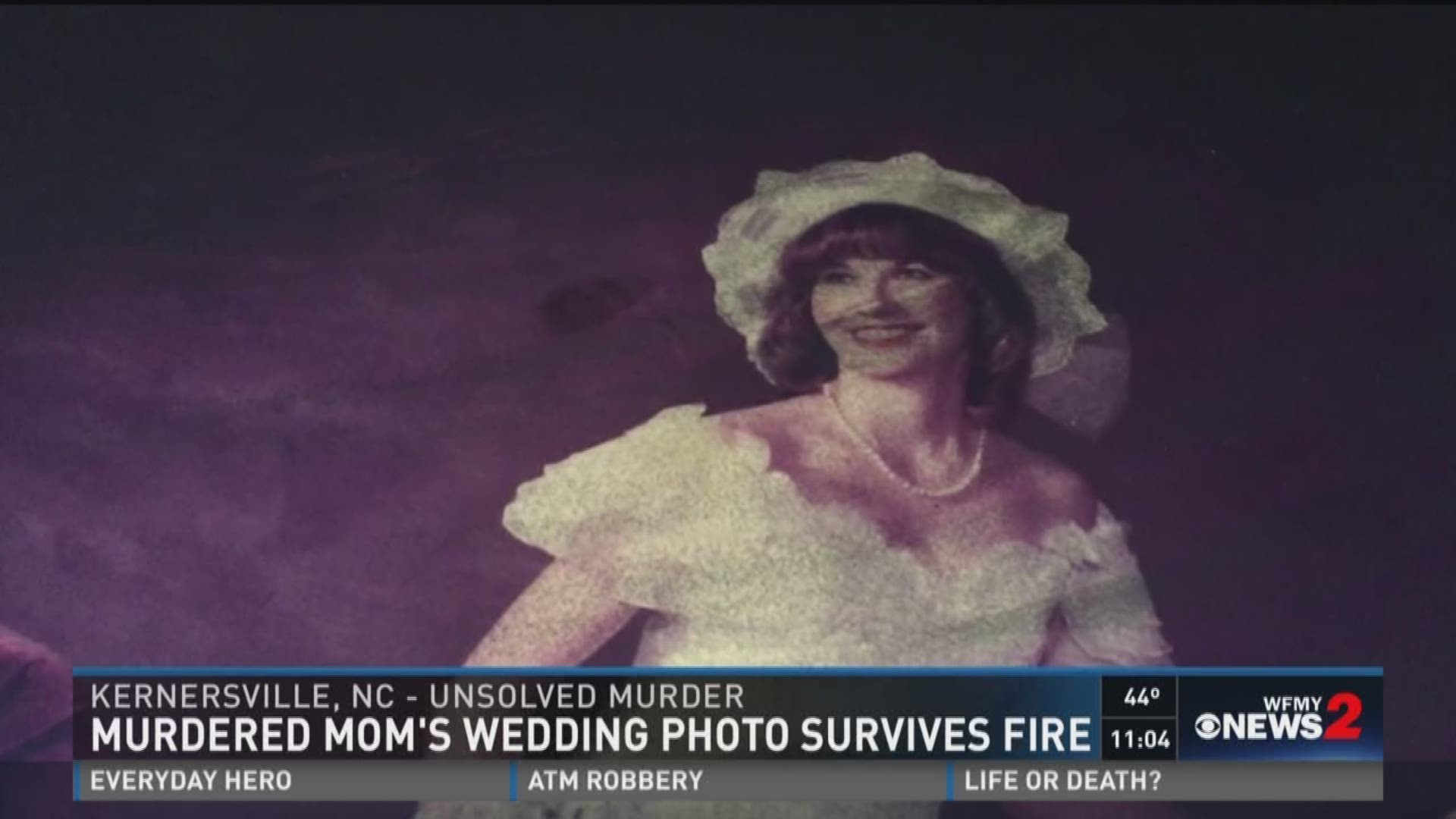 Murdered Mom's Wedding Photo Survives Fire