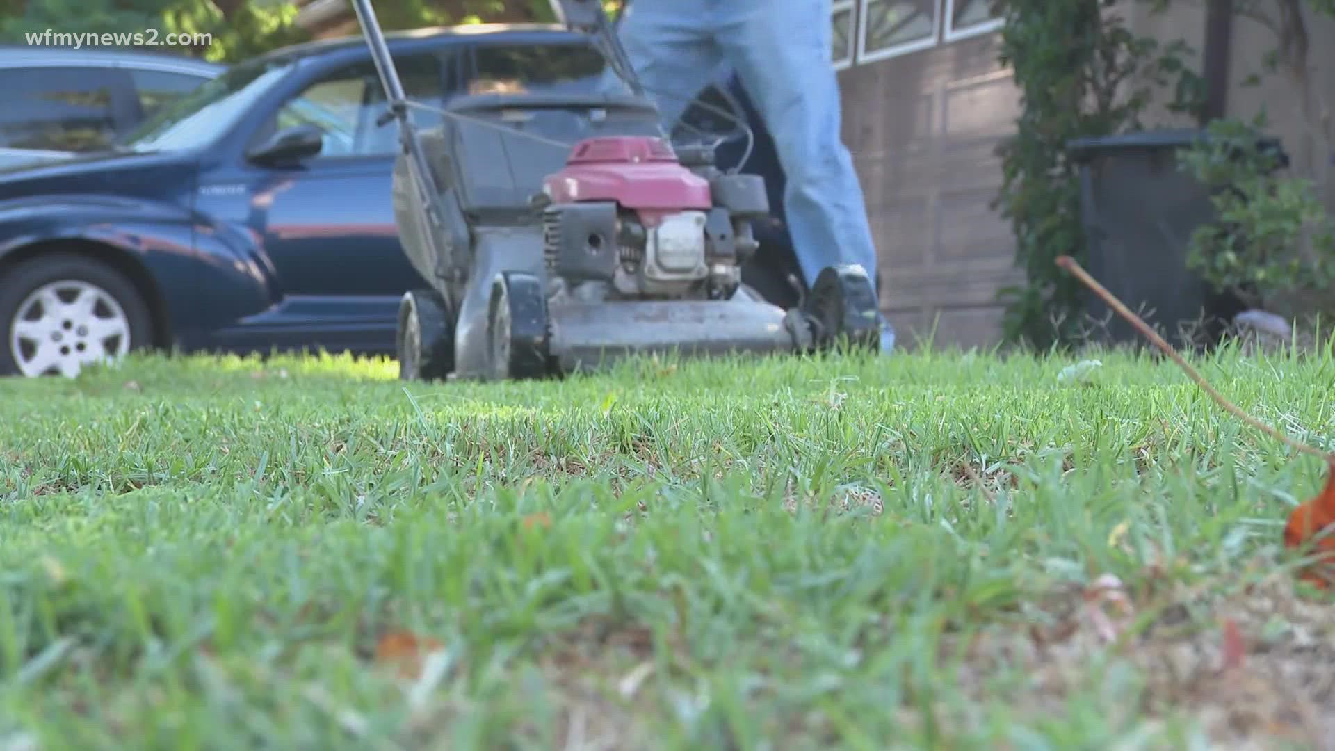 California is the first state to ban the sale of gas-powered lawnmowers by 2024.