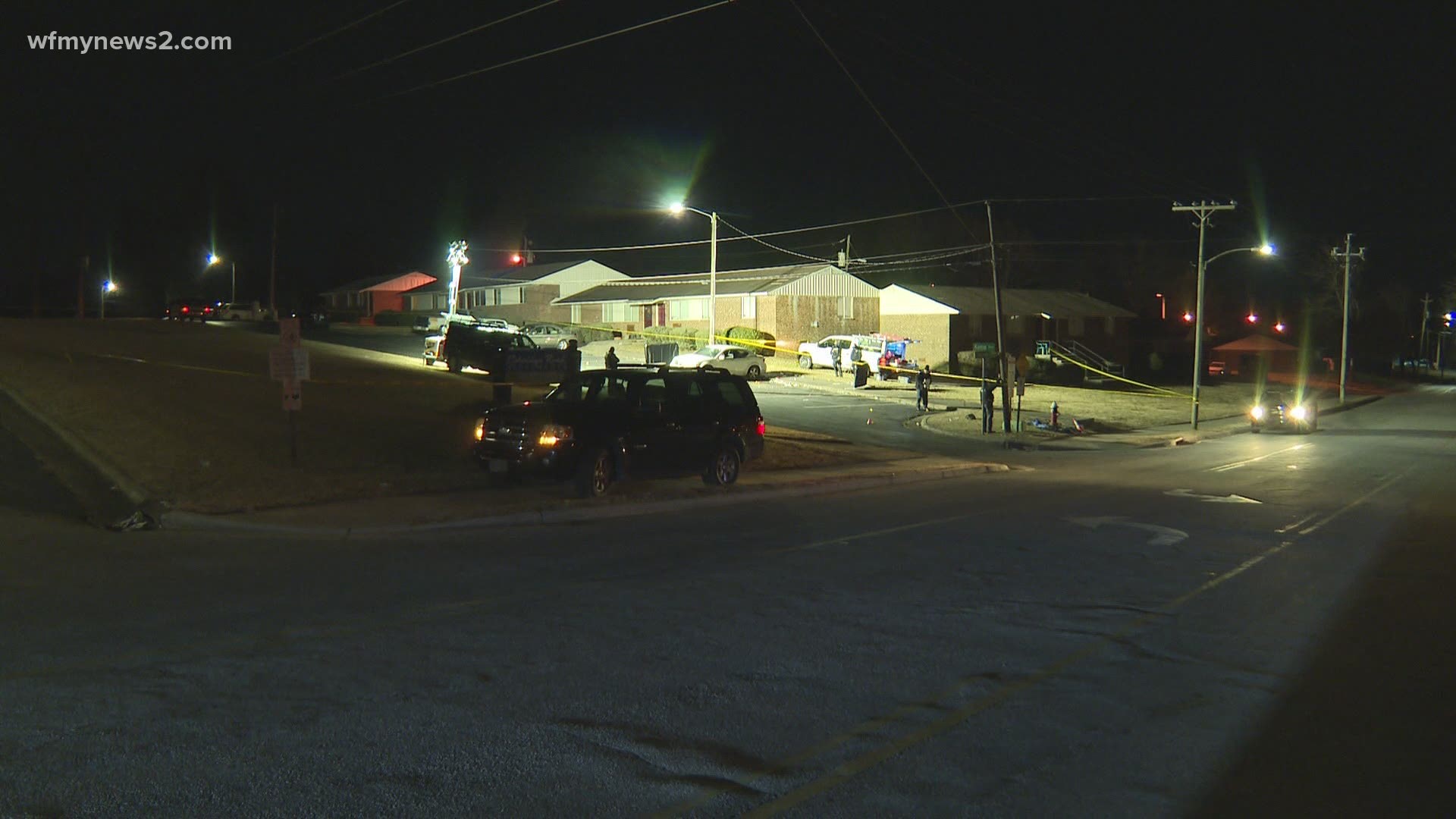 Two men are dead, and a toddler is recovering after being shot at an apartment complex in Asheboro.