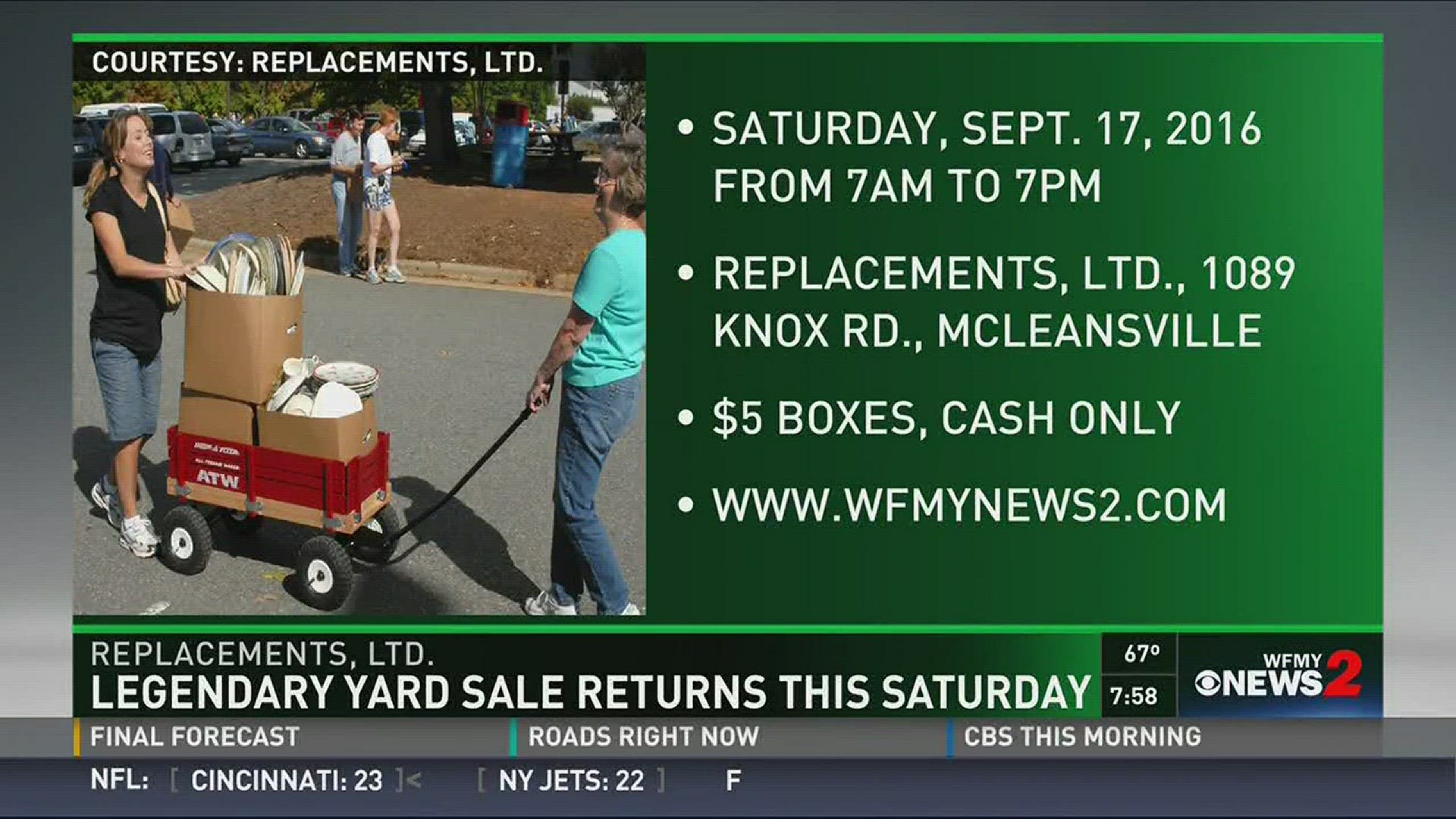 Replacements Gears Up For Legendary Yard Sale