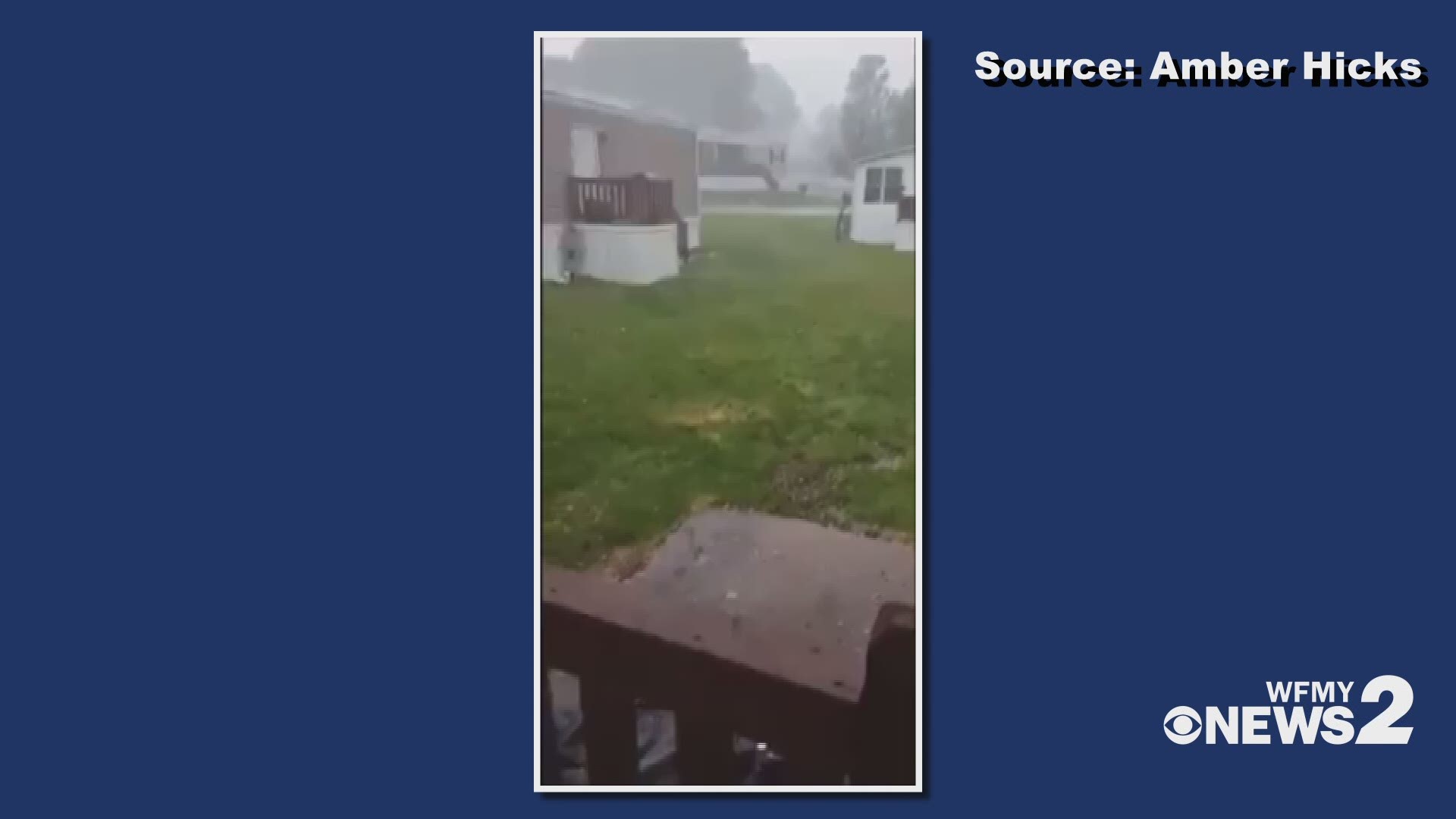 Storms popped up across the Triad Tuesday afternoon. This video is from Amber Hicks in Browns Summit, who saw plenty of hail.