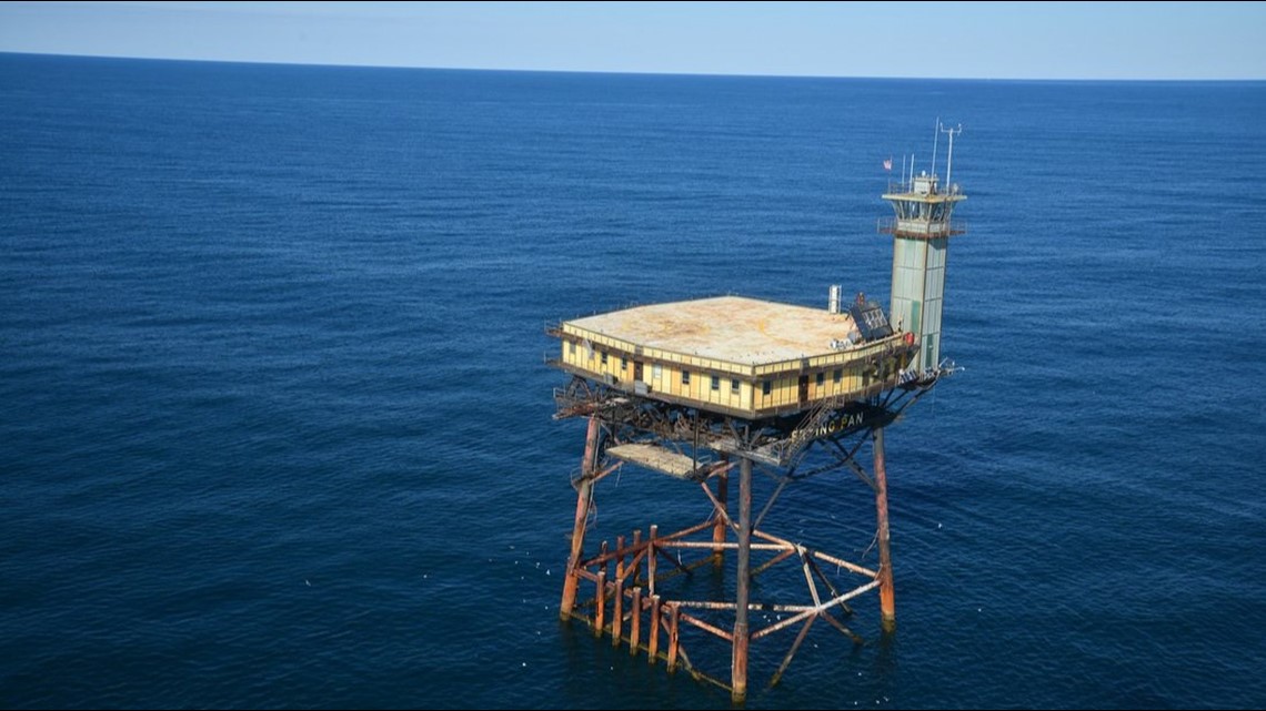 The Story Behind The 'Frying Pan Tower' Off North Carolina's Coast