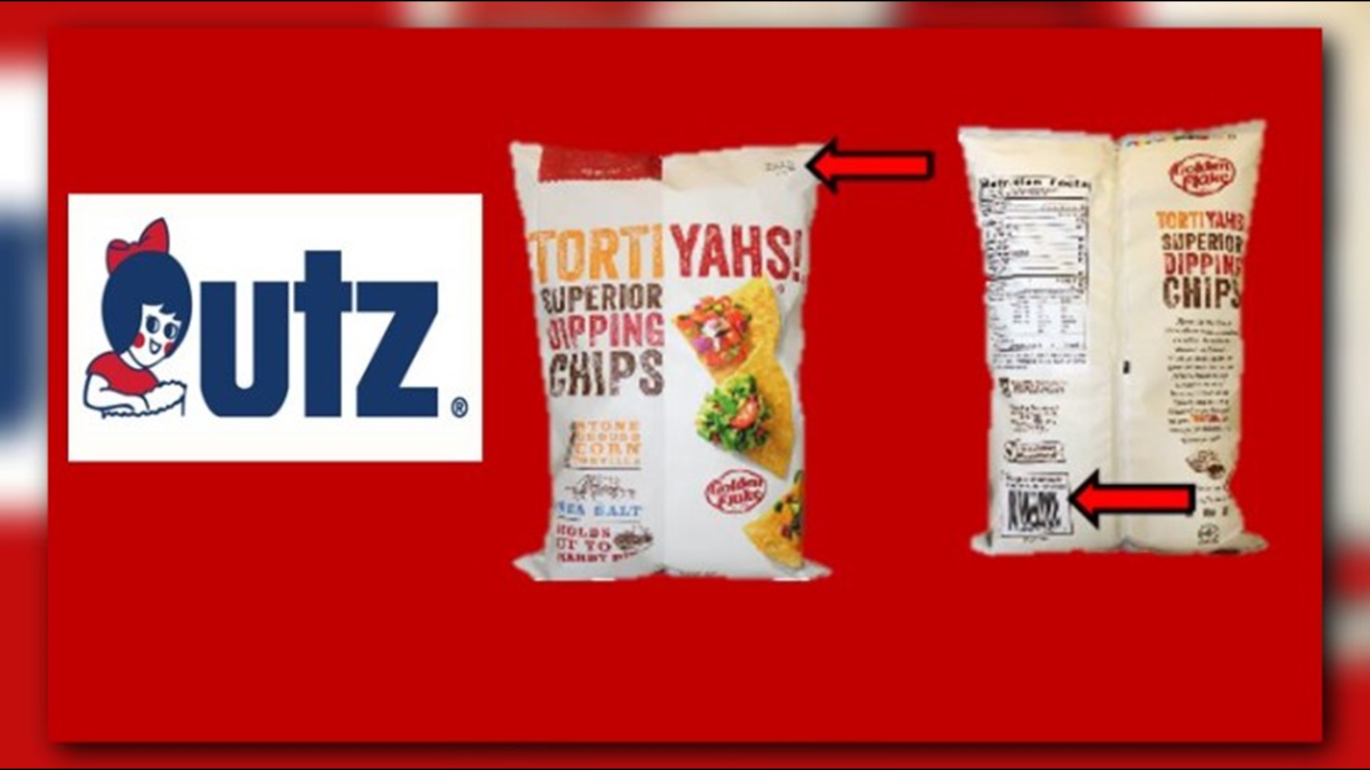 Utz Recalls Some Tortilla Chips Over Possible Milk Allergen | Wfmynews2.com