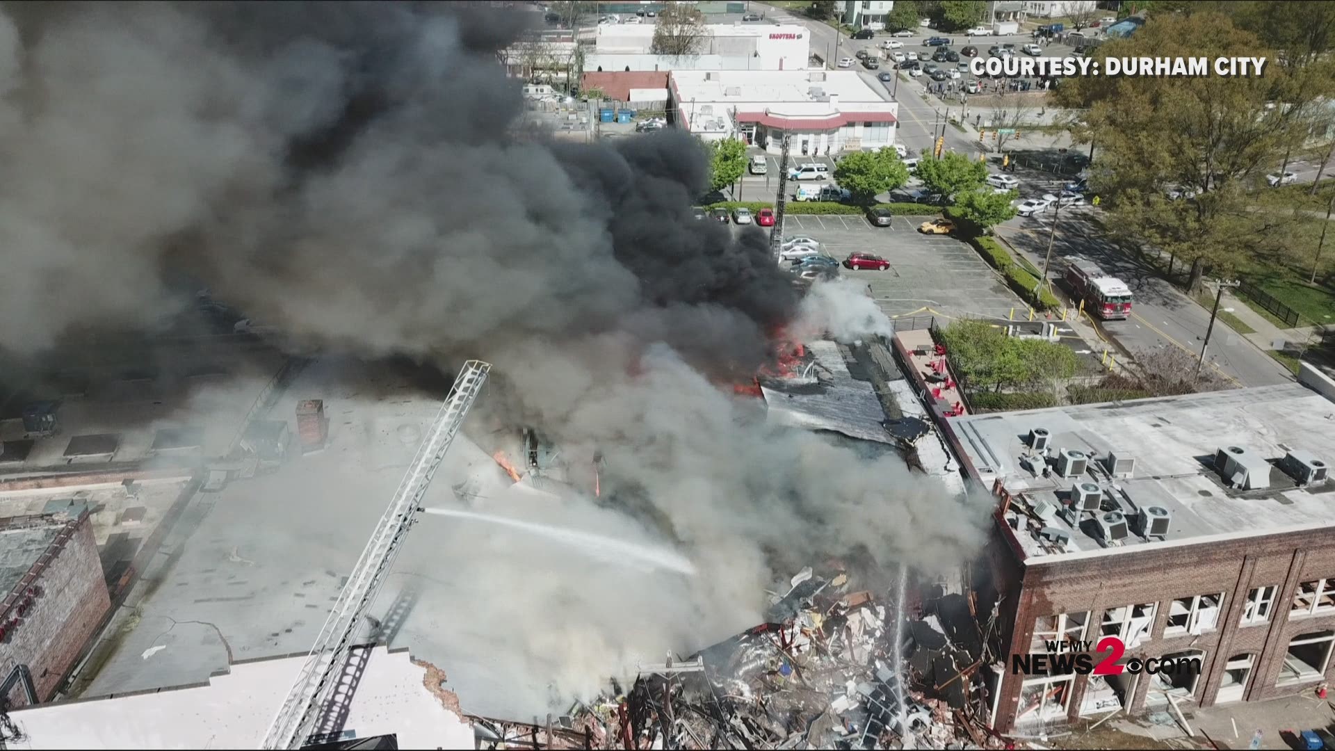 The city of Durham released video taken from a firefighter's helmet-camera. It shows the aftermath of the explosion. Coffee shop owner, Kong Lee, 61 was killed in the April 25, 2019 blast.  The explosion has been ruled accidental.