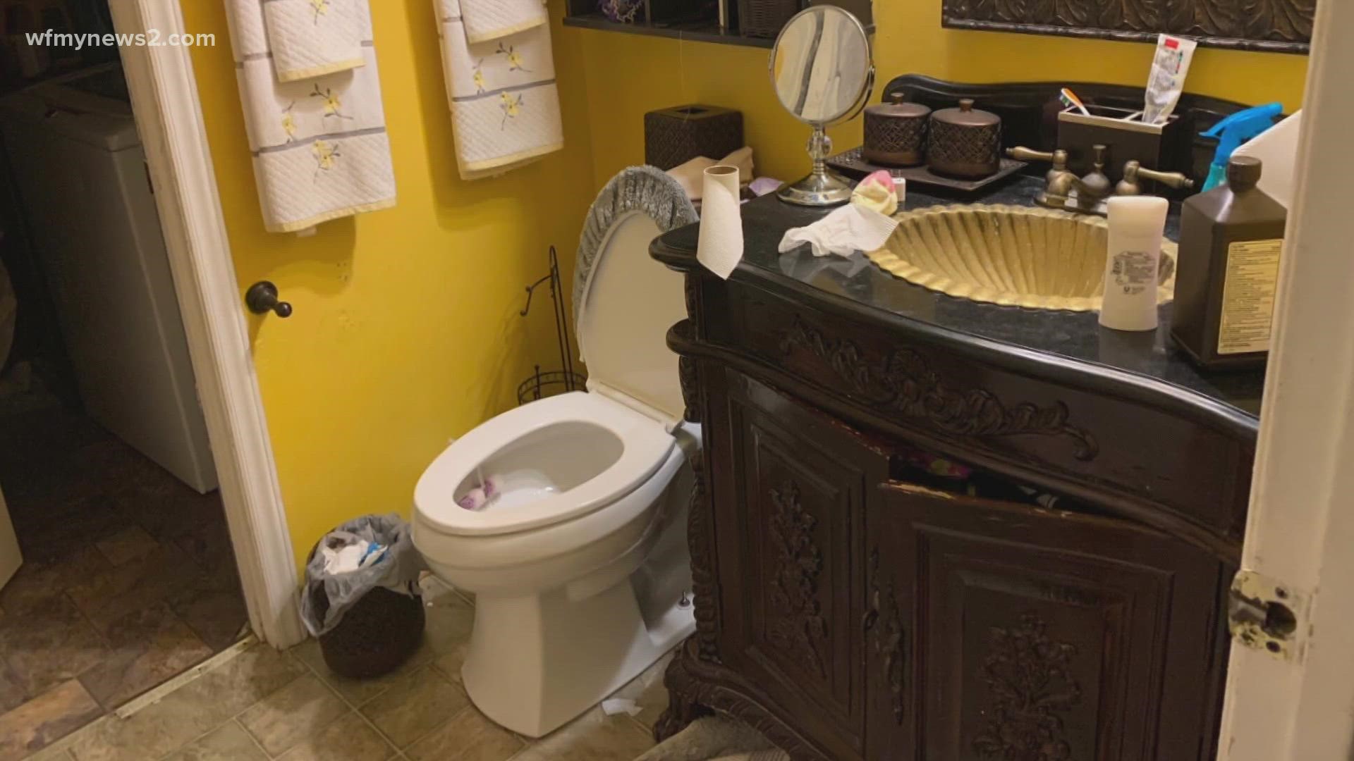 Getting her toilet repaired cost $3,500, but the plumber said the city was to blame for some of the problems.