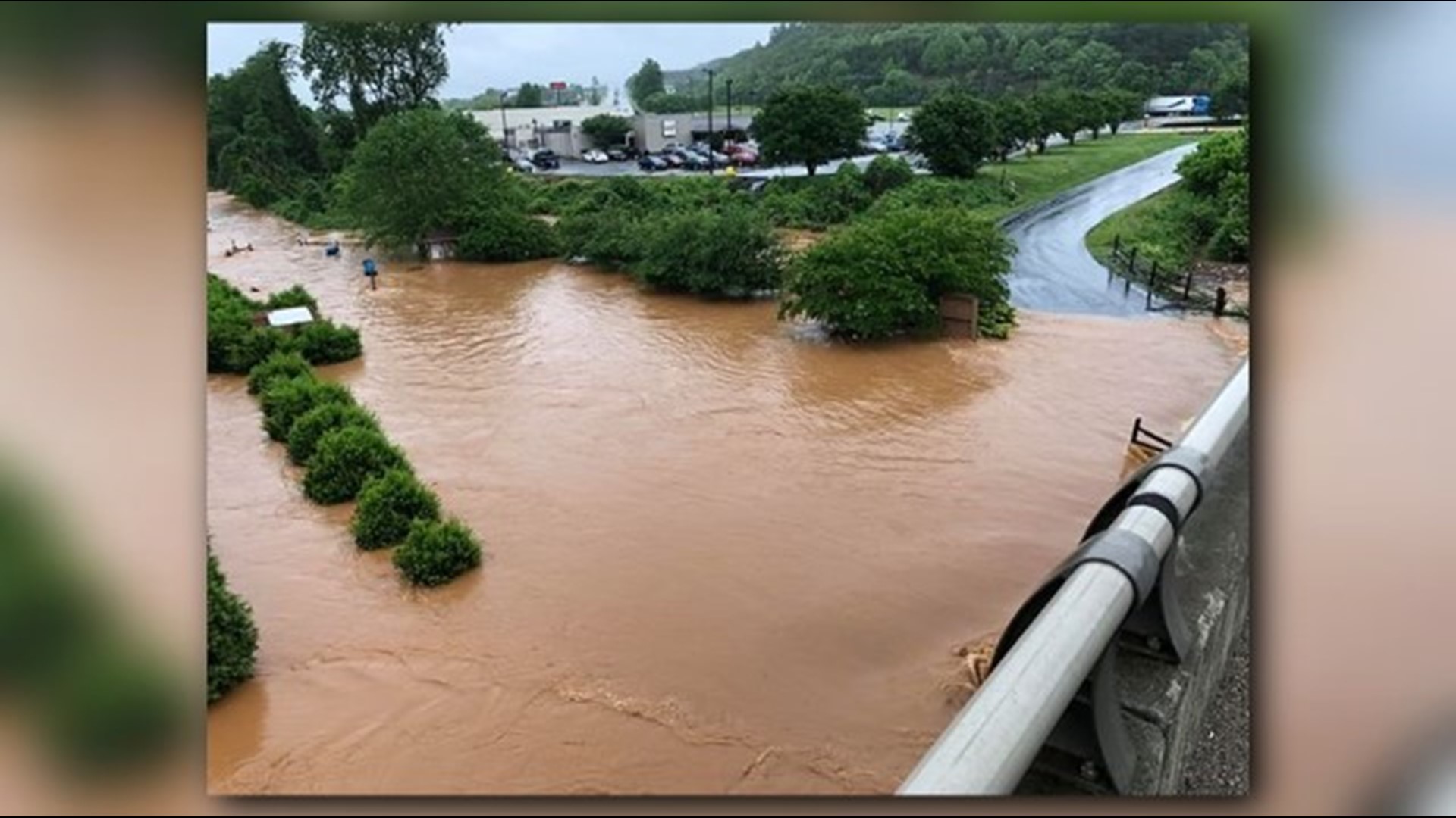 Flooding Damage Roses Store Roof Collapse, Elementary Flooded, Washed