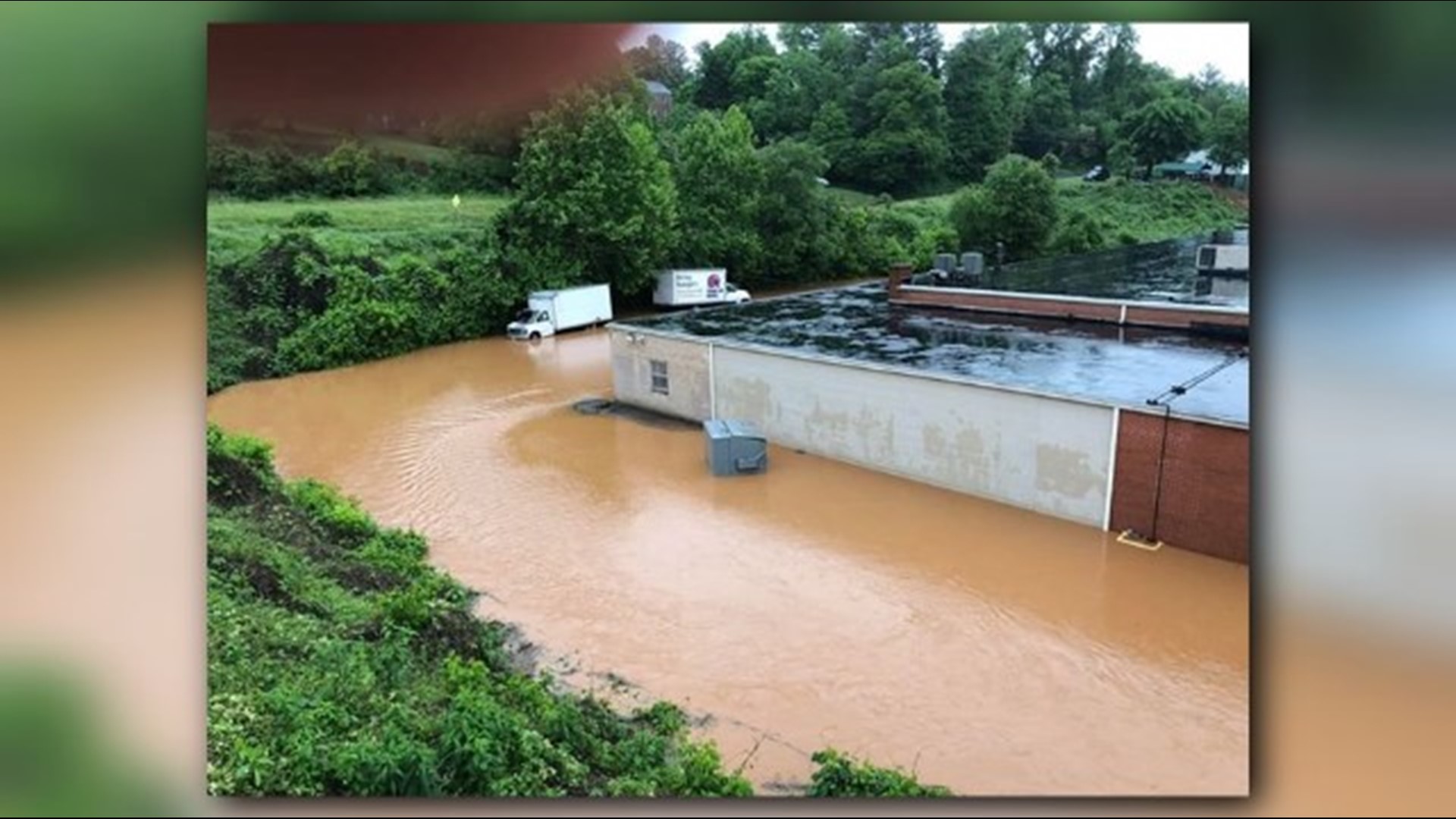 Flooding Damage Roses Store Roof Collapse, Elementary Flooded, Washed