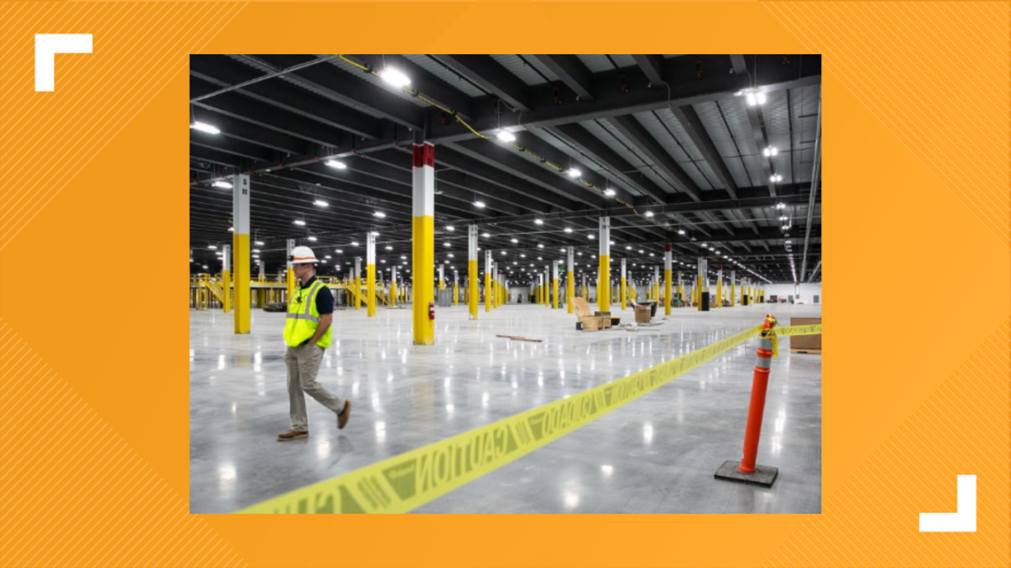 Sneak Peek Amazon's 200M distribution hub in Garner