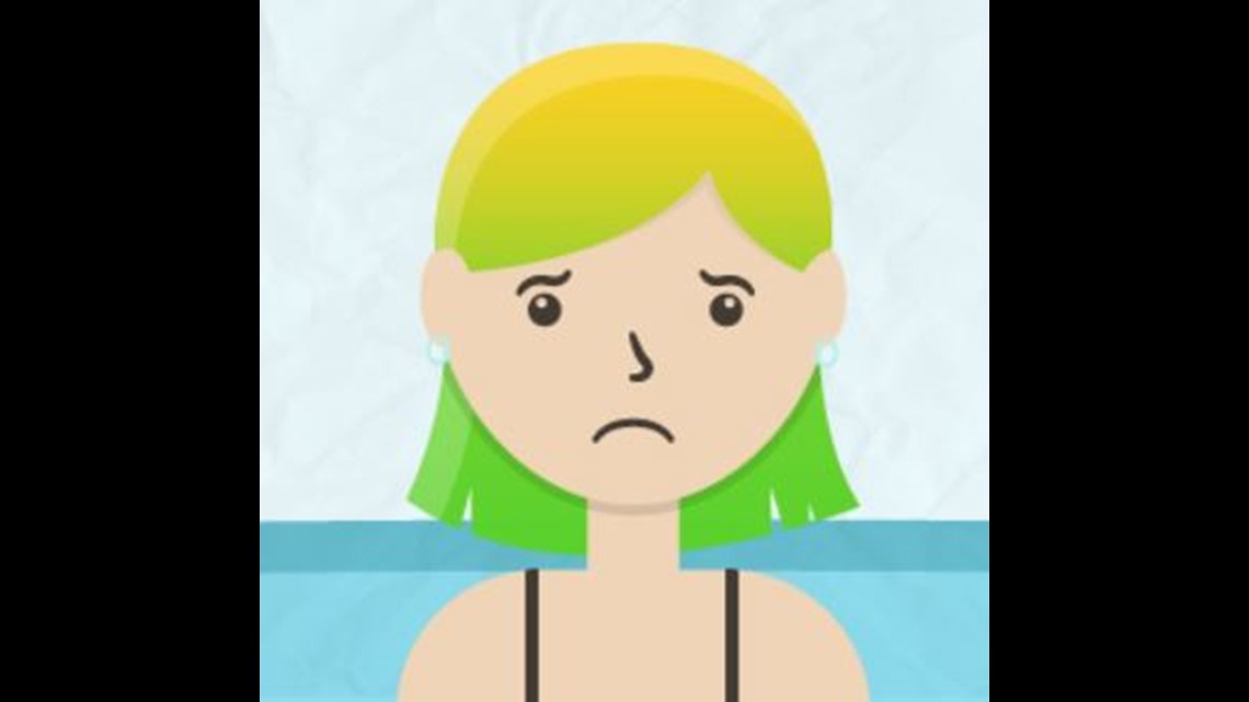 VERIFY Why Do Pools Turn Blonde Hair Green Wfmynews2