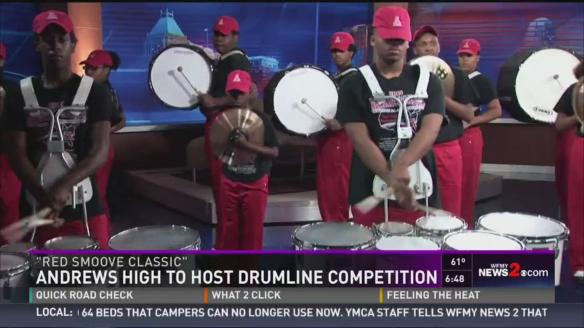 Andrews High Hosting Drumline Competition