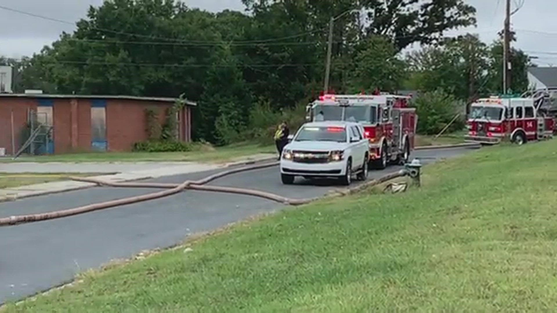 Greensboro firefighters were called to a fire at Peeler Elementary School Thursday afternoon.