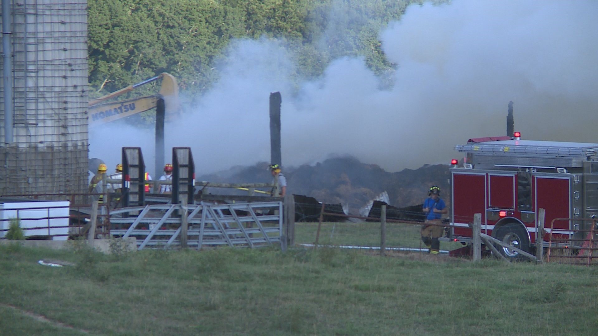 PHOTOS Fire At Dairy Farm In Guilford Co.