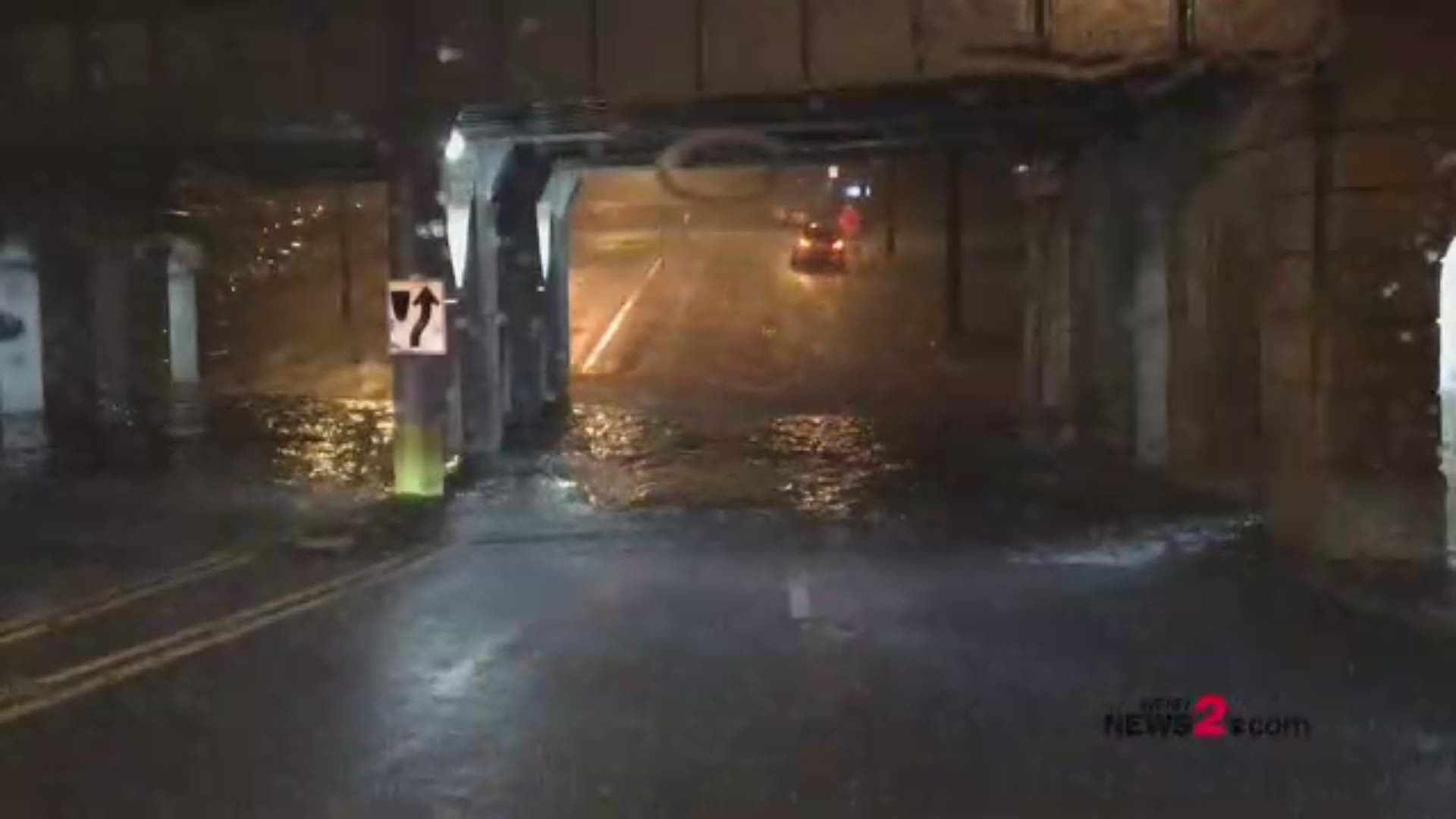 Drivers once again dealing with flooded streets in Greensboro from another storm.