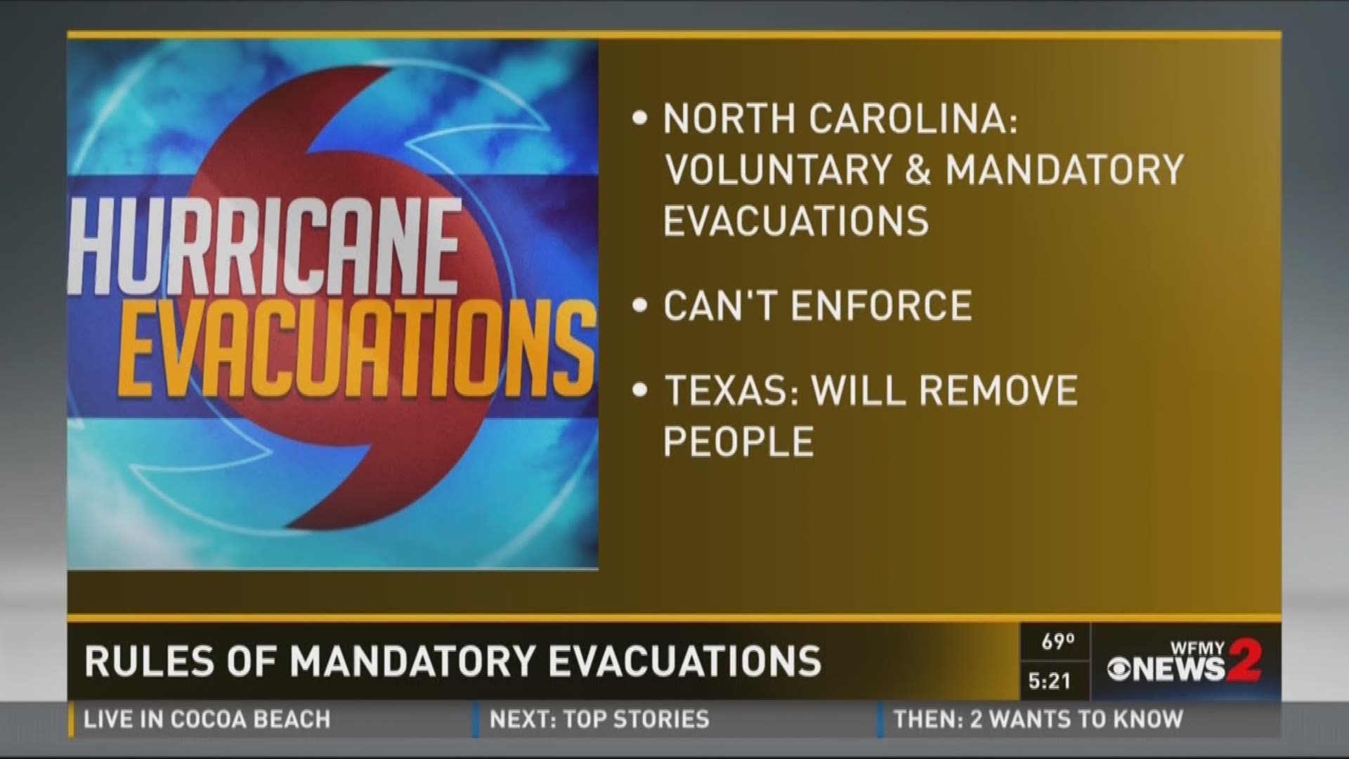 Rules For Mandatory Evacuations