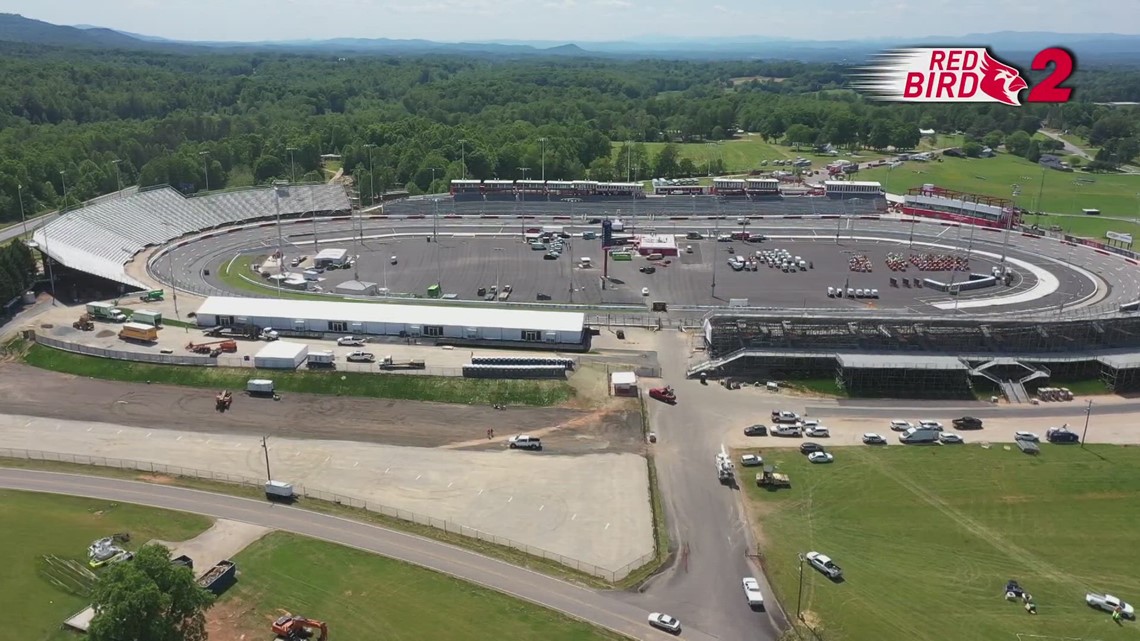 North Wilkesboro Speedway open house shows the progress of the track ...