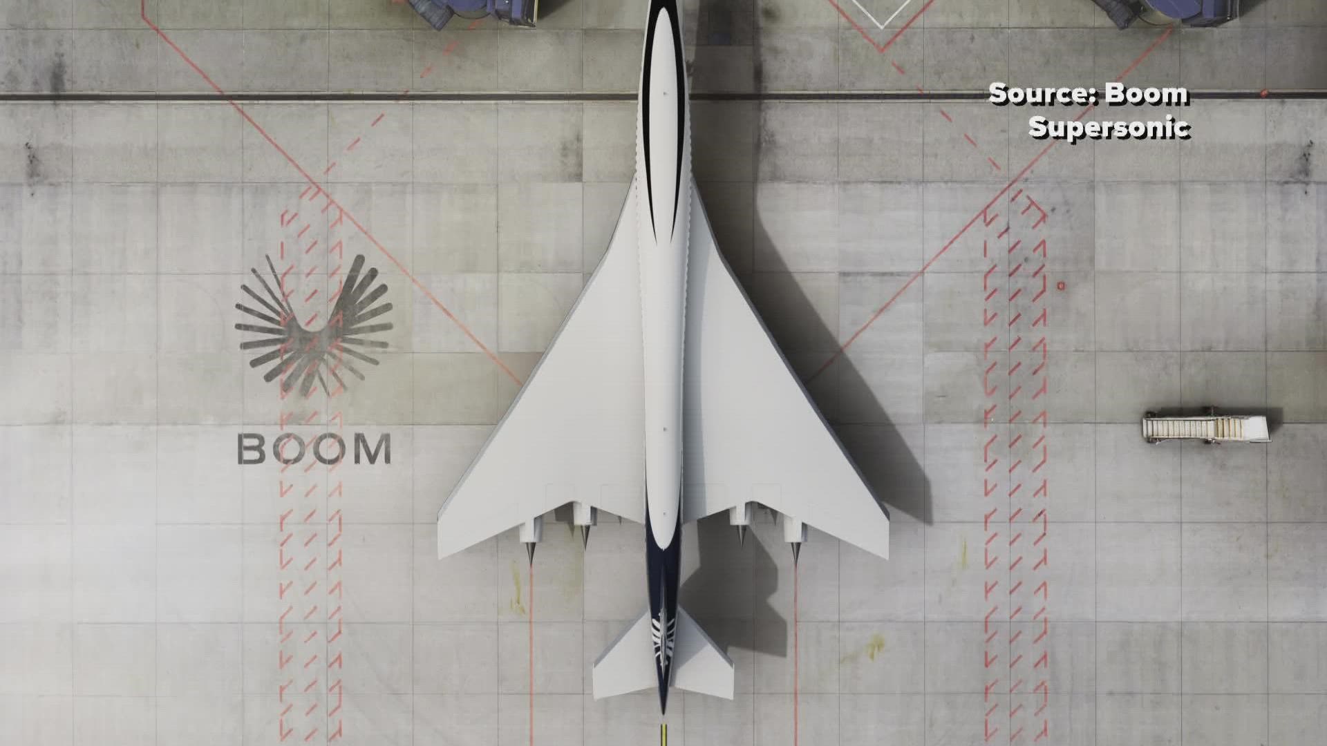Boom Supersonic is set to build a manufacturing facility at PTI airport later this year for it's supersonic Overture jet.