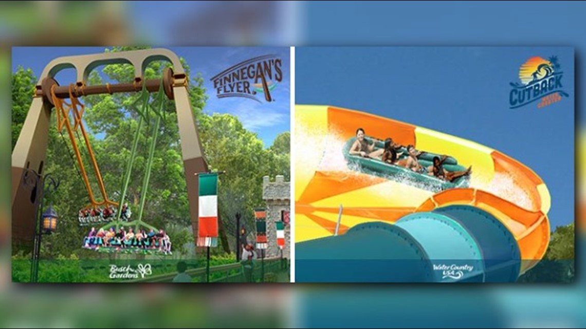 New Rides Coming To Busch Gardens And Water Country USA In 2019