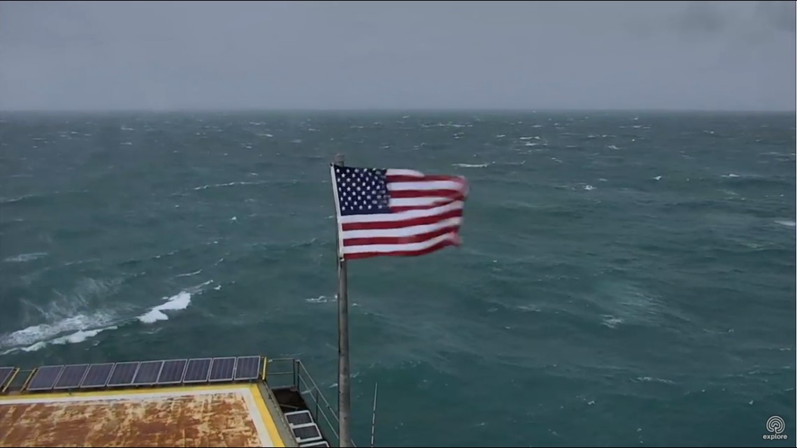LIVE Tracking Hurricane Florence Frying Pan Ocean Cam Off The NC