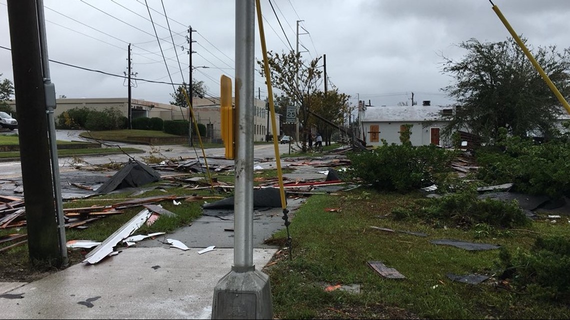 Tornado confirmed near Wilmington from Florence