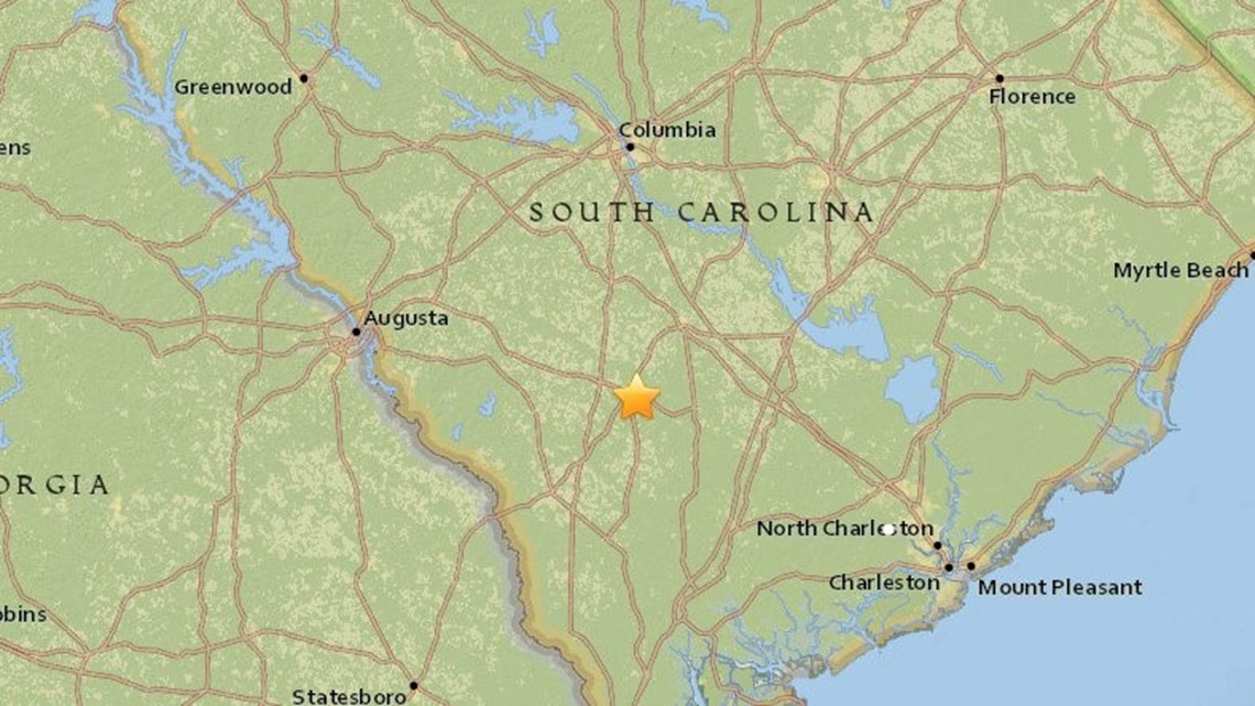 Second Small Earthquake Strikes In South Carolina This Month ...