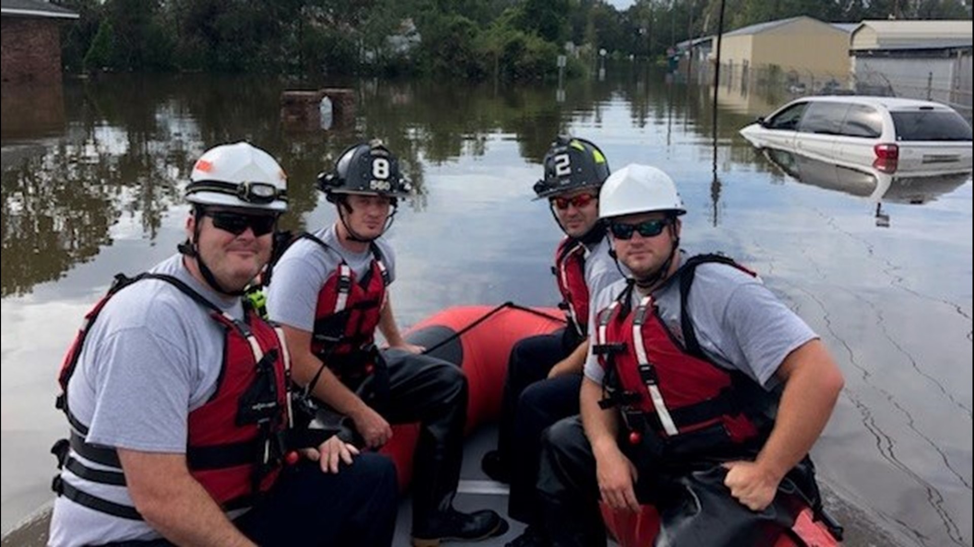 High Point Firefighters Return Home After Helping in Eastern NC During ...