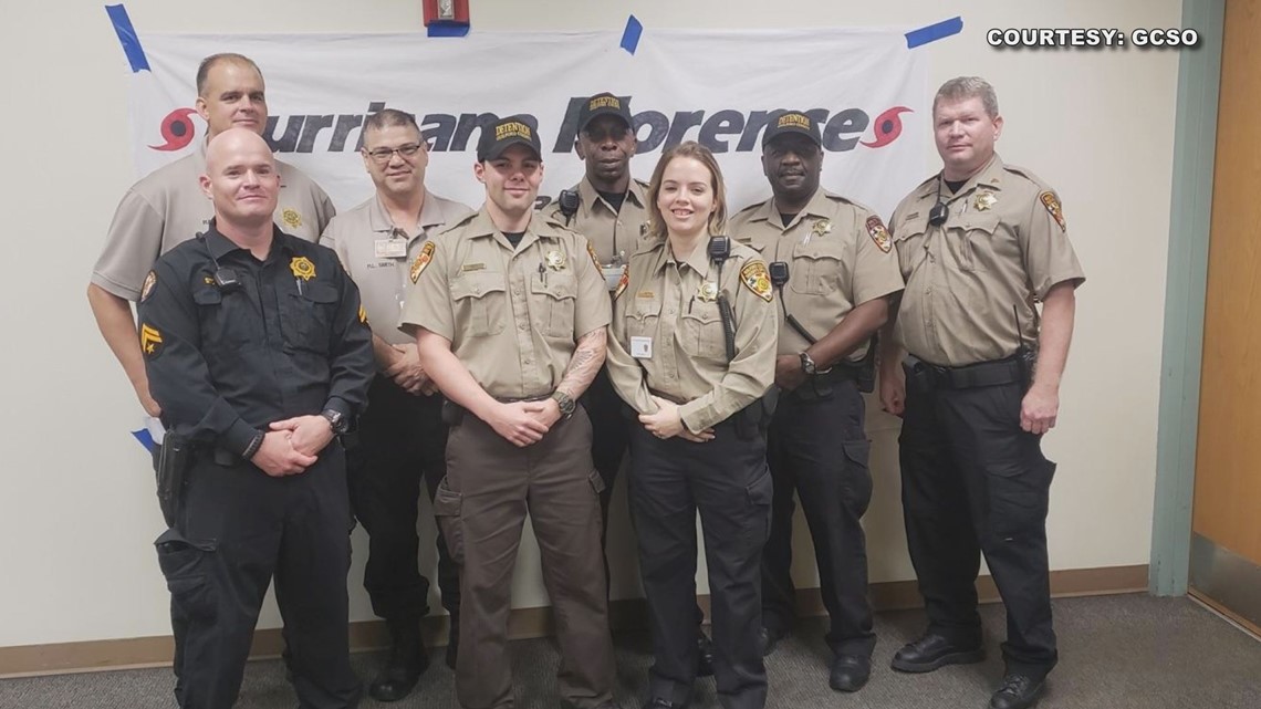 Guilford County Sheriffs Deputies Filling In For New Hanover Officers After Hurricane 