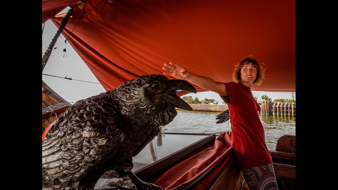 photos: worlds largest operating viking ship