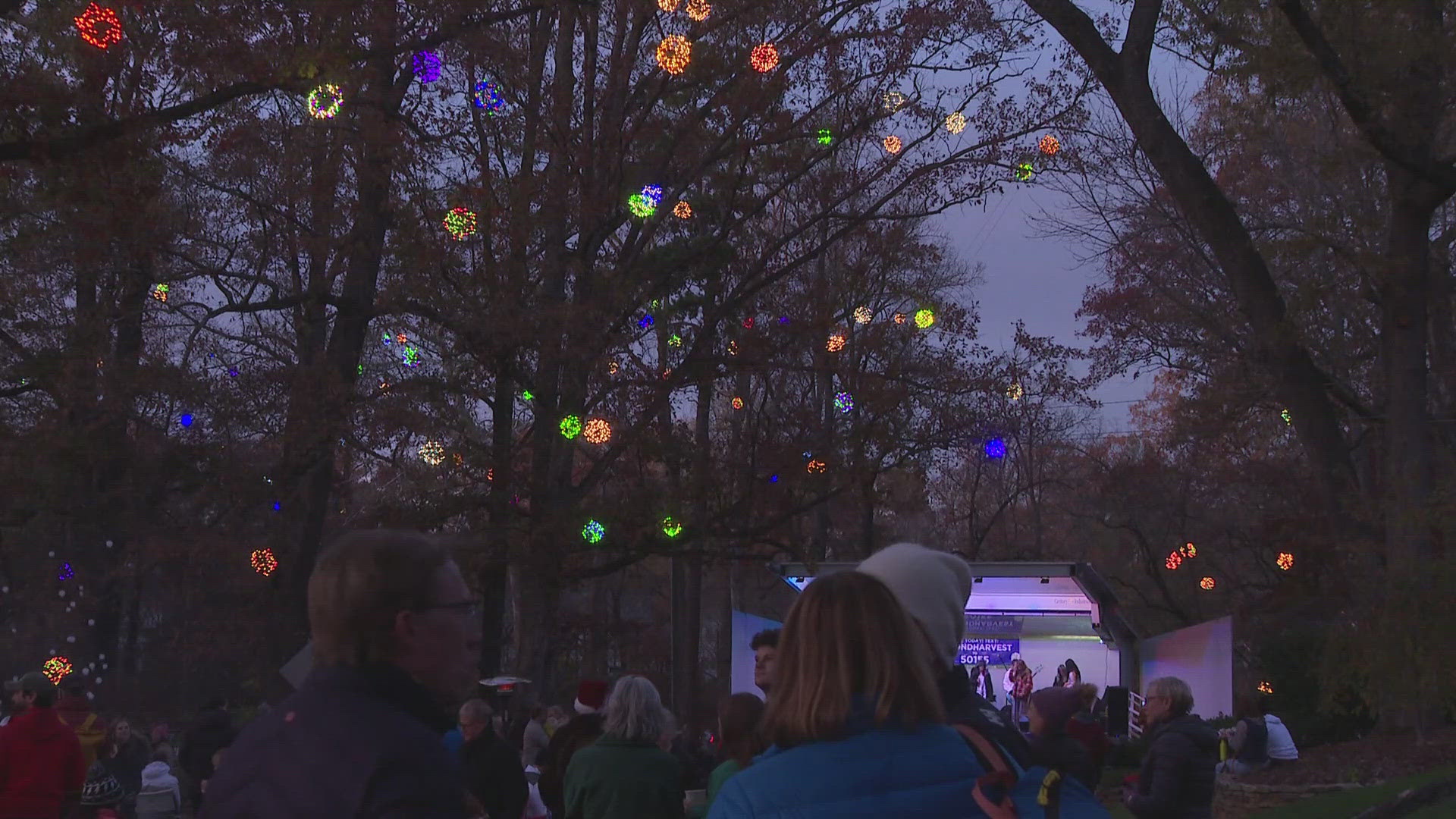 People can go check out the unique display through mid-January.