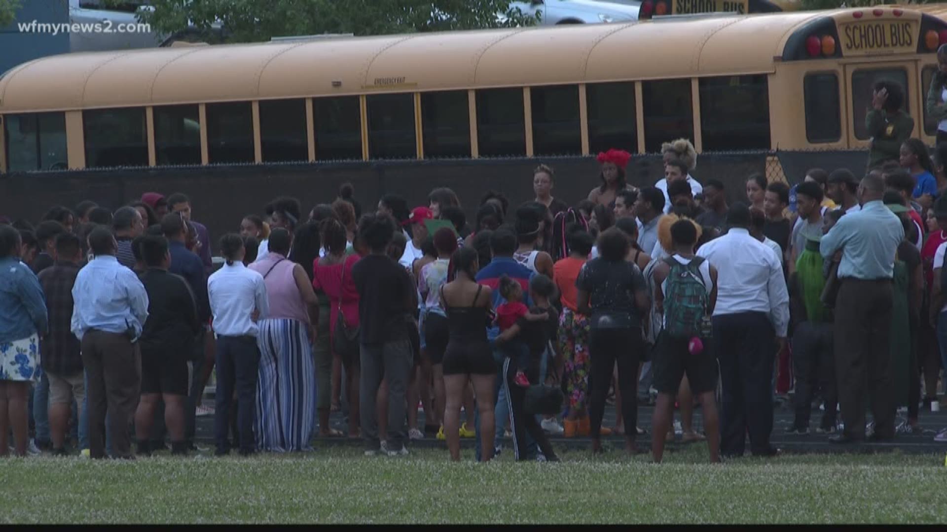 Family and friends gathered to honor Ernest Foster. He drowned at Pine Knoll Shores over the weekend.