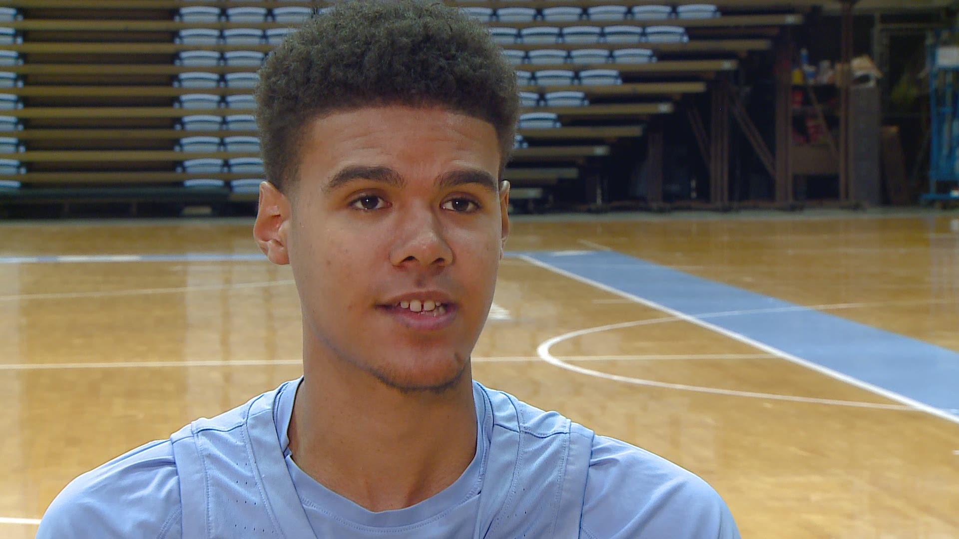Interview With Cameron Johnson From North Carolina Hoops Media Day