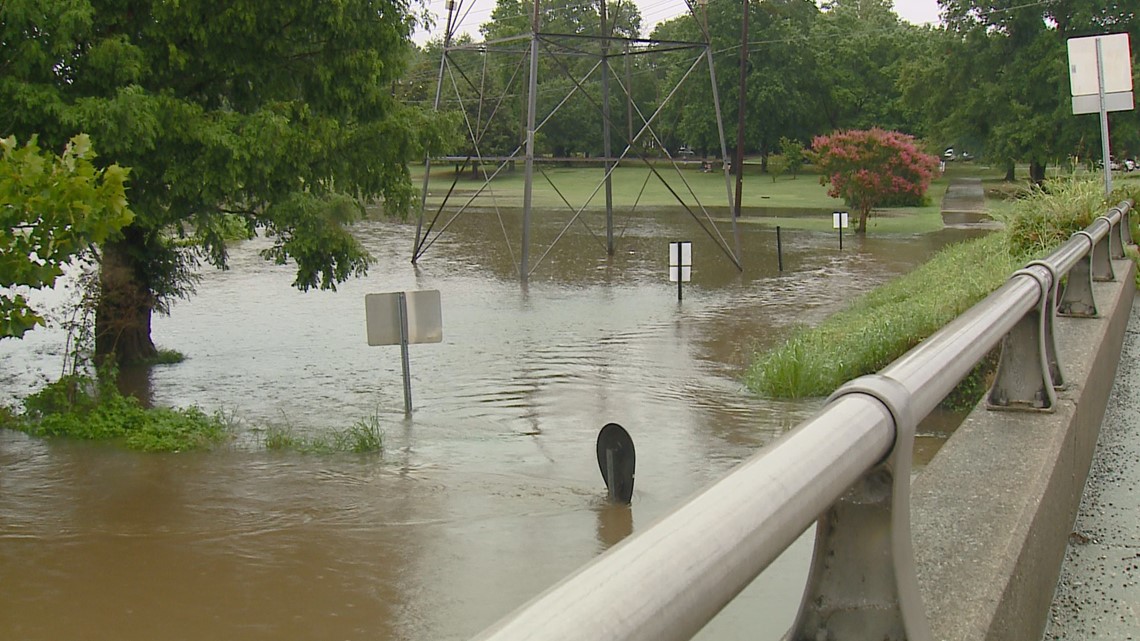 Parts of Greensboro see flooding after heavy rain