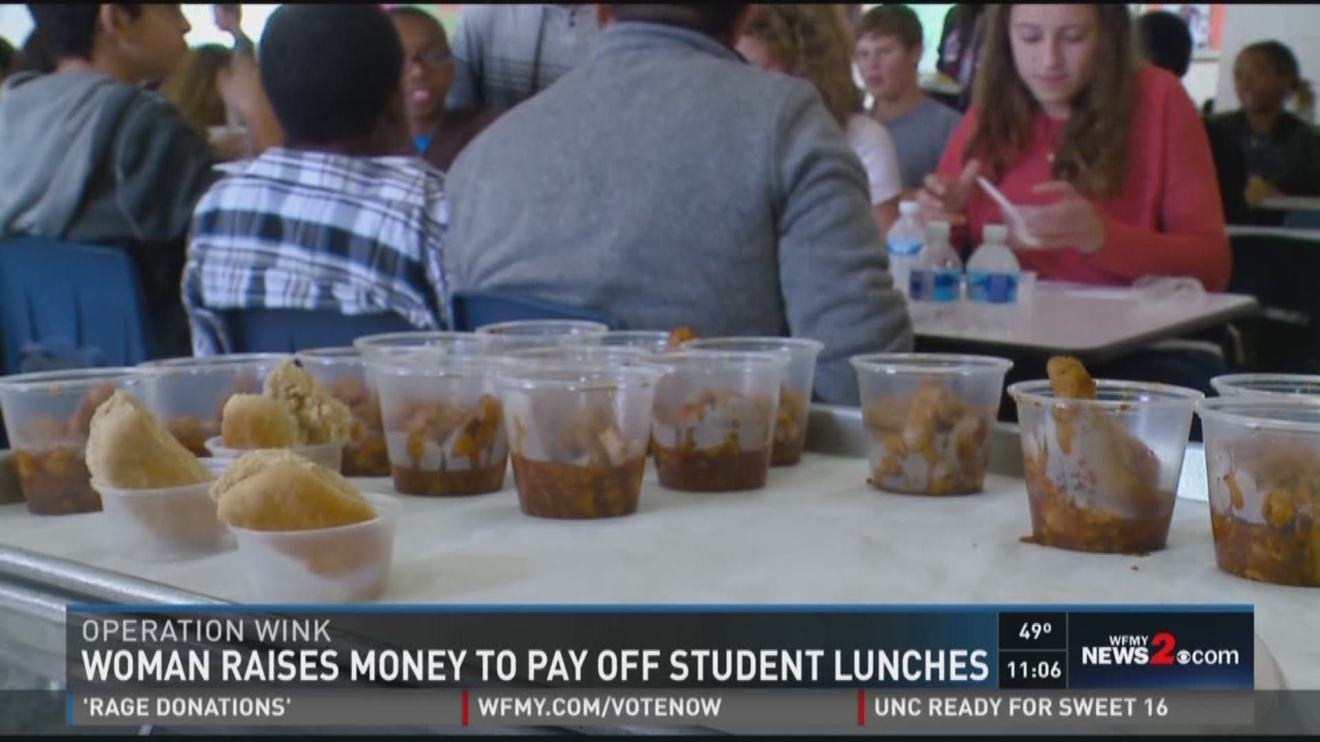 Woman Raises Money to Pay Off Student Lunches