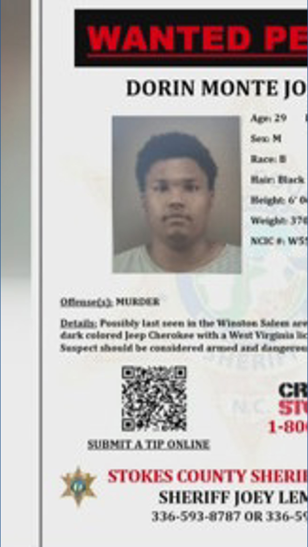 Stokes County deputies searching for suspect in deadly shooting ...