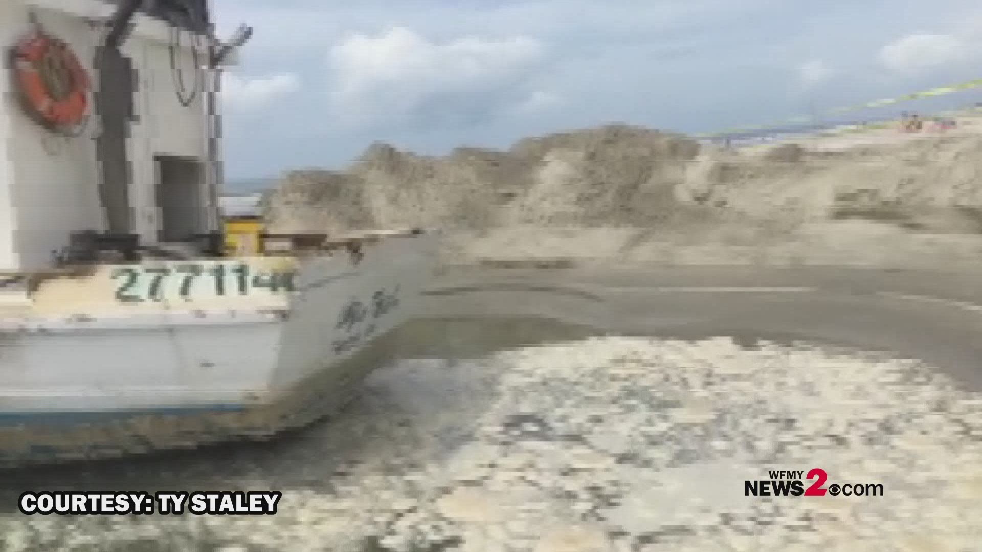 Volunteers Work To Help Stranded NC Shrimp Boat