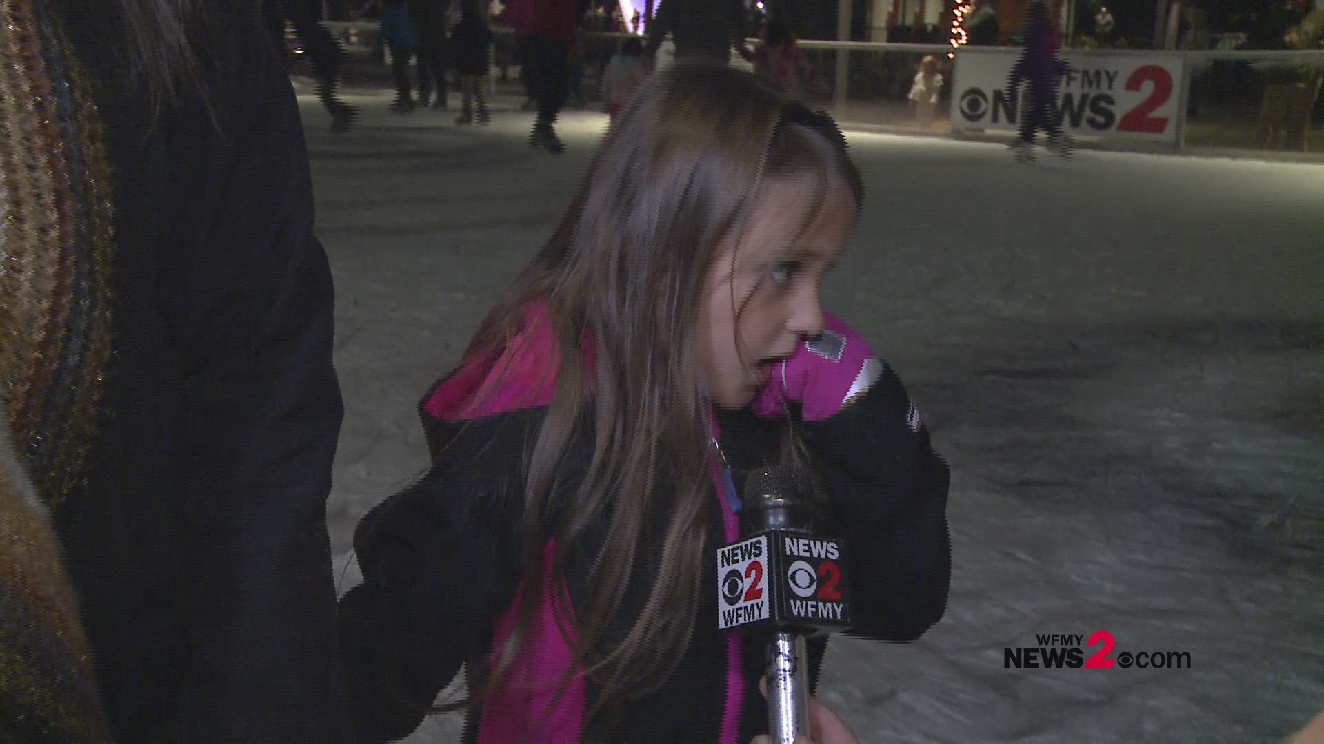 Chad Silber interviews young girl excited for WFMY News 2's Winterfest. Here's what she said she can't get enough of at Winterfest in adorable interview.
