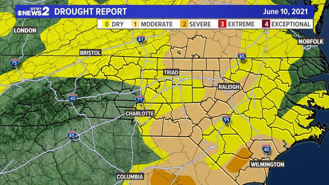 Is North Carolina In A Drought: Latest Report, Conditions | Wfmynews2.com