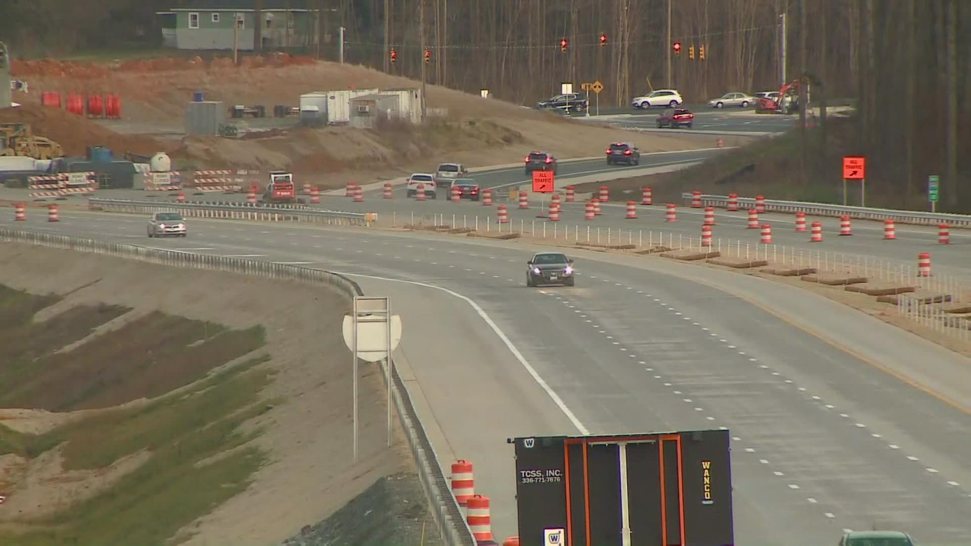 NCDOT engineers said crews have made steady progress on the urban loop, and it’s moving quicker than they expected.