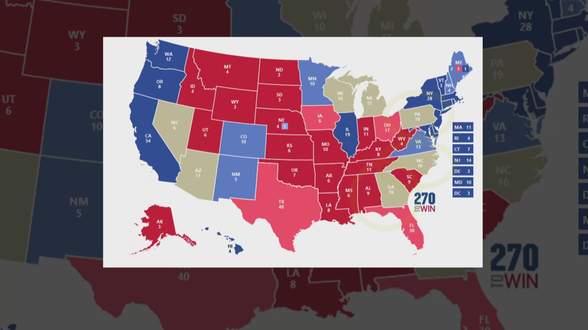 News 2's Ben Briscoe breaks down the importance of our state, and how it could decide the winner.