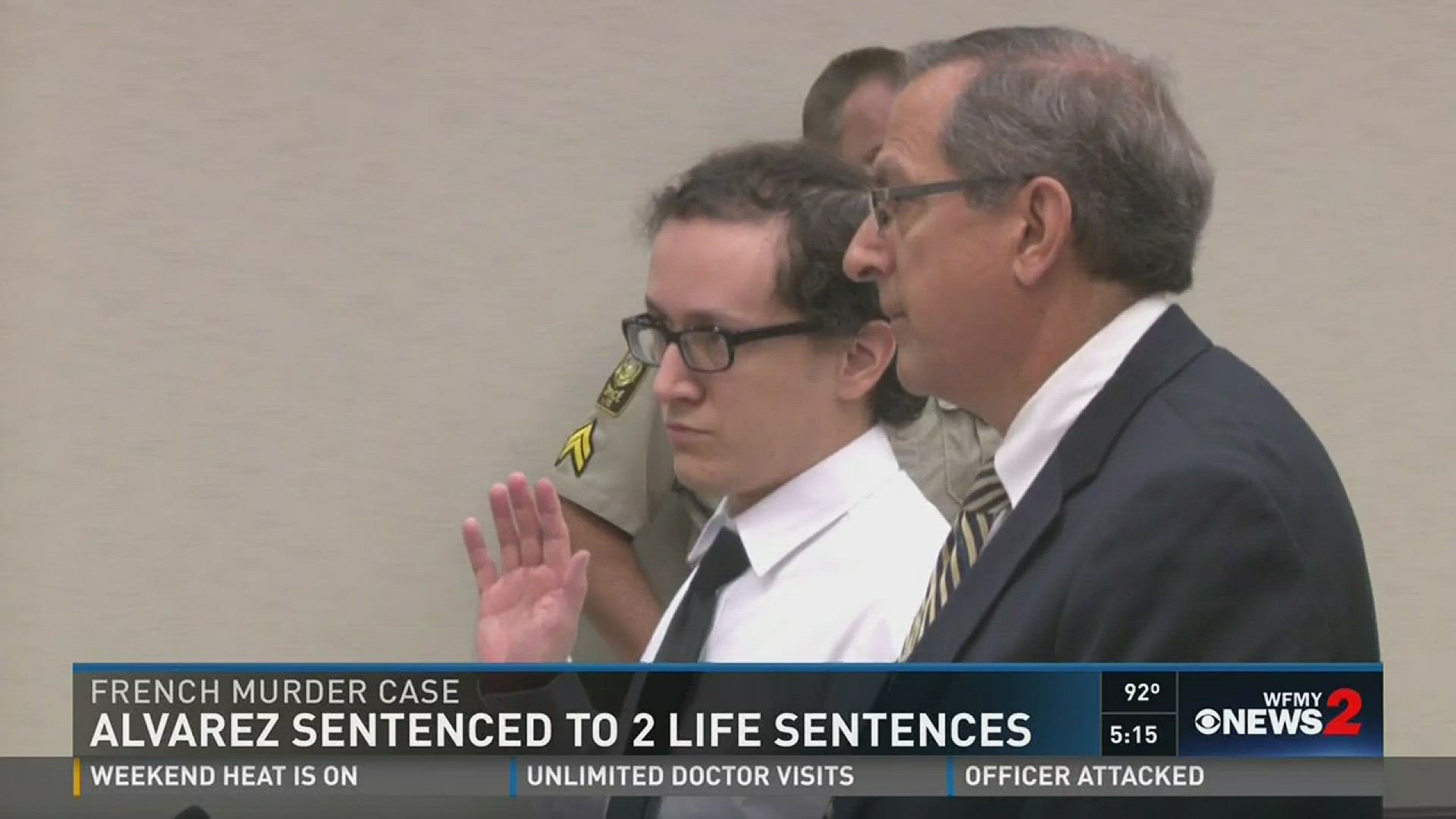 Alvarez Sentenced To 2 Life Sentences