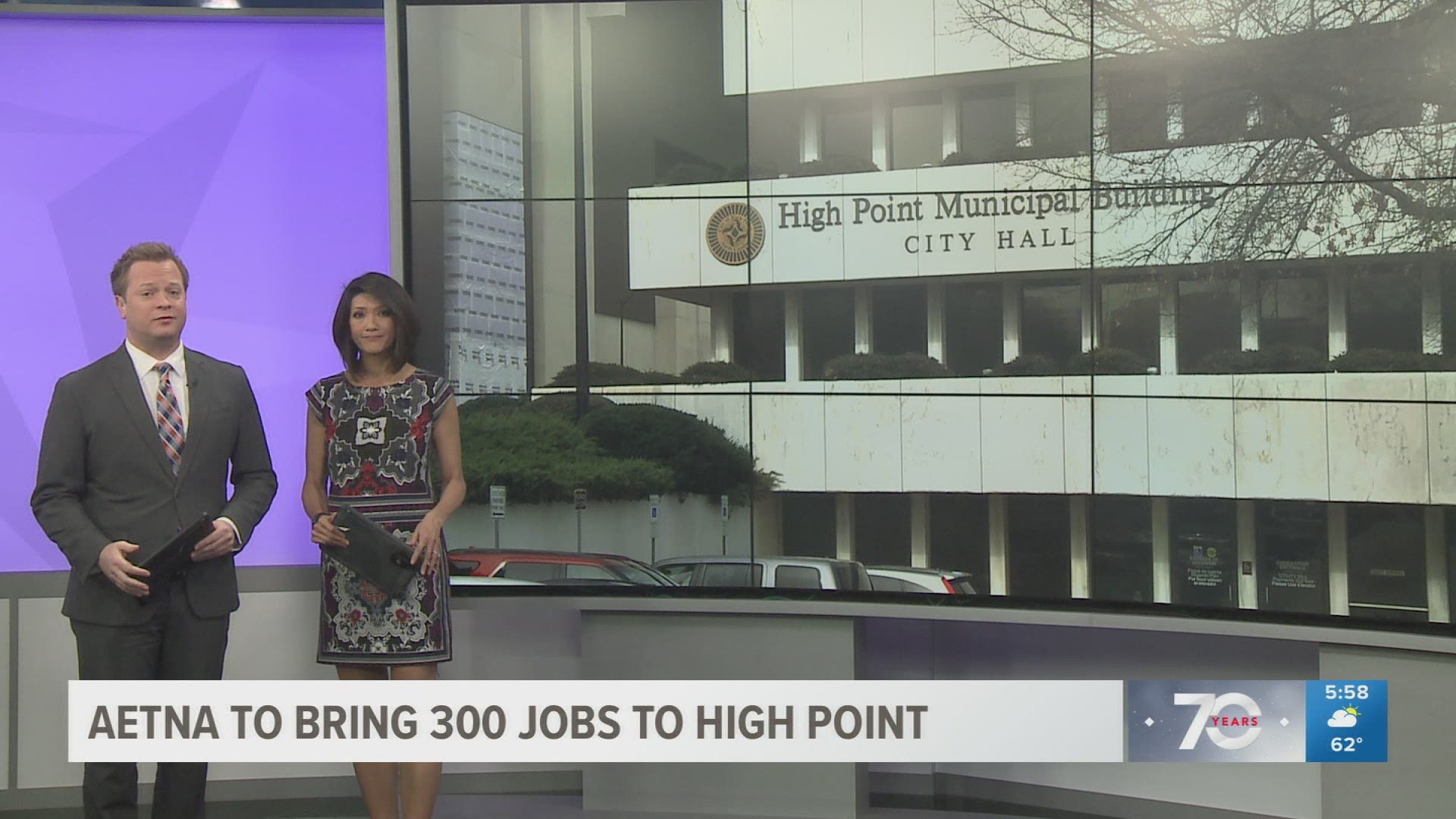 In a major announcement today, the company plans to bring 300 new jobs to High Point.