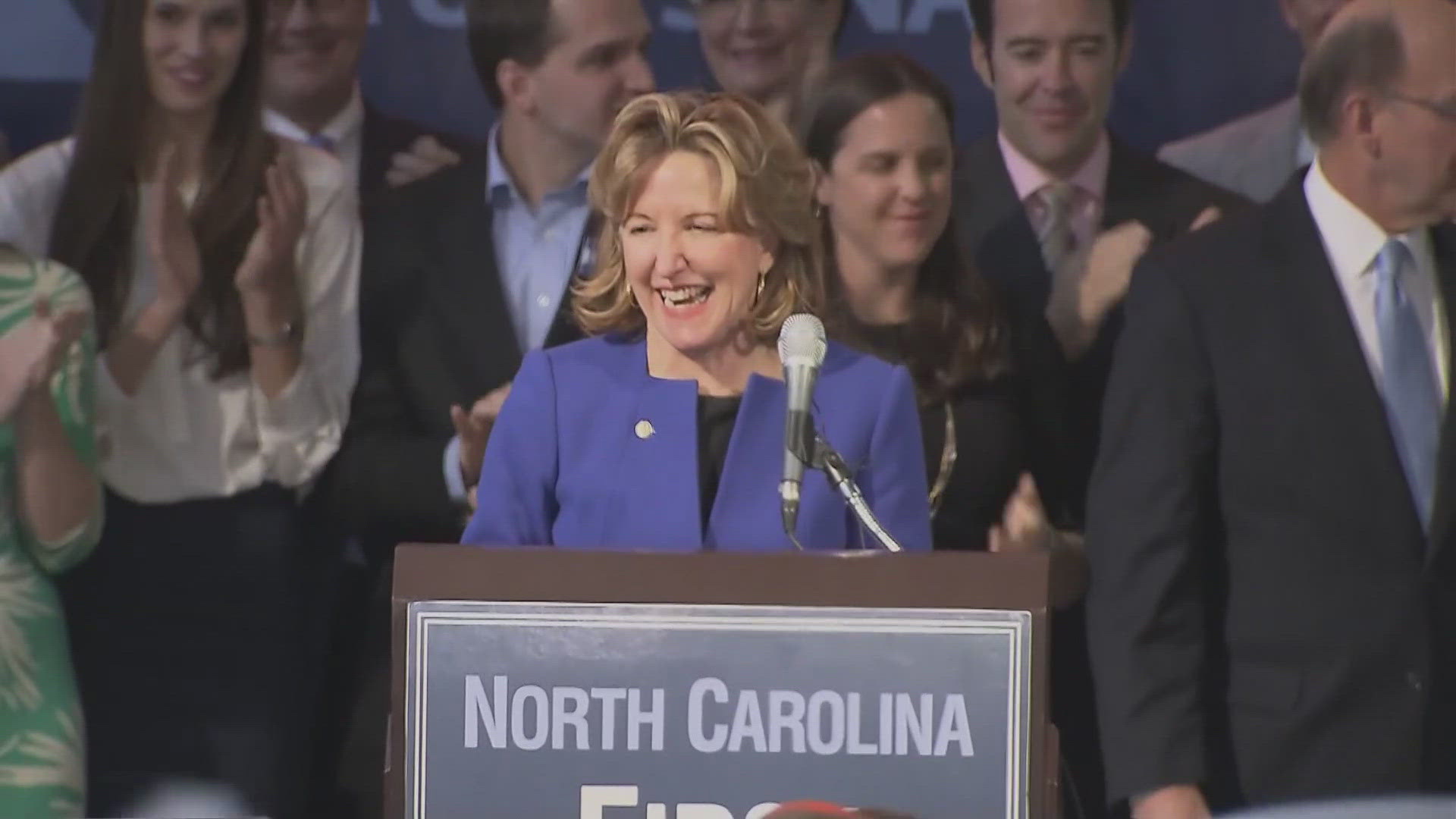 She served Guilford County in the state Senate for 10 years before moving up to the U.S. Senate.